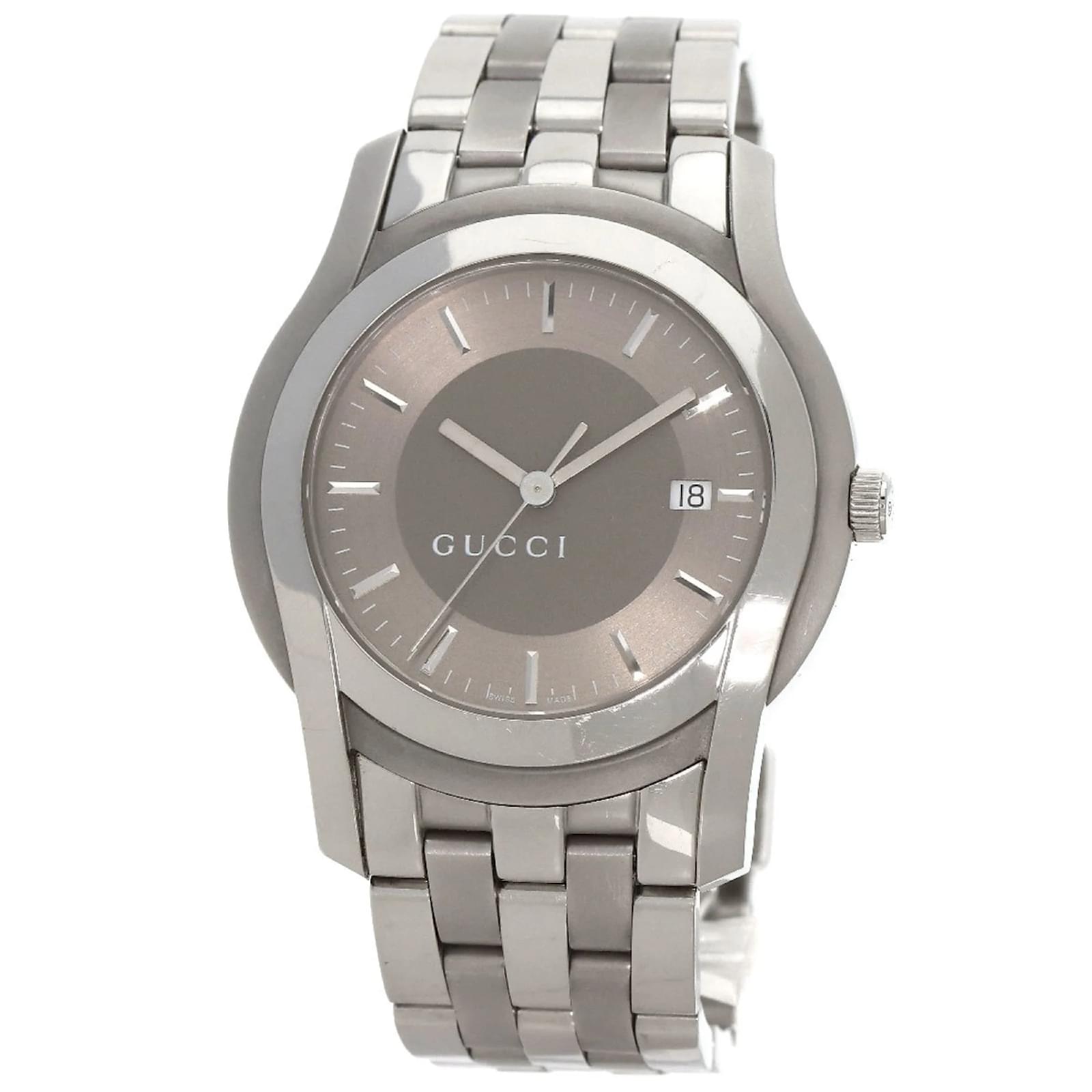 Gucci 5500XL Stainless Steel Men's Wristwatch  ref.2217338