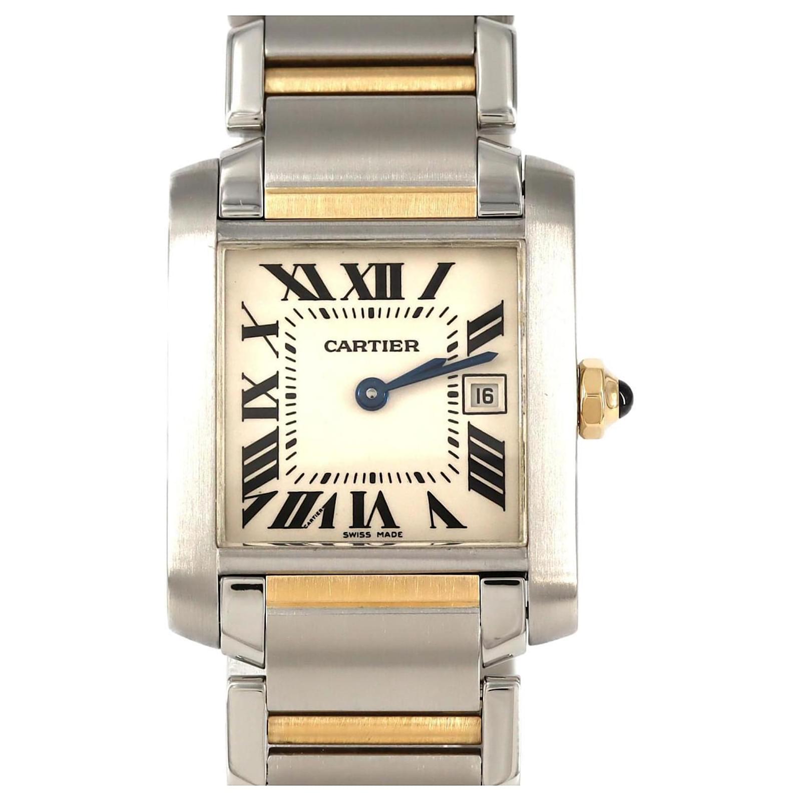 Cartier Tank Francaise MM Date Combi Wristwatch  ref.2217164