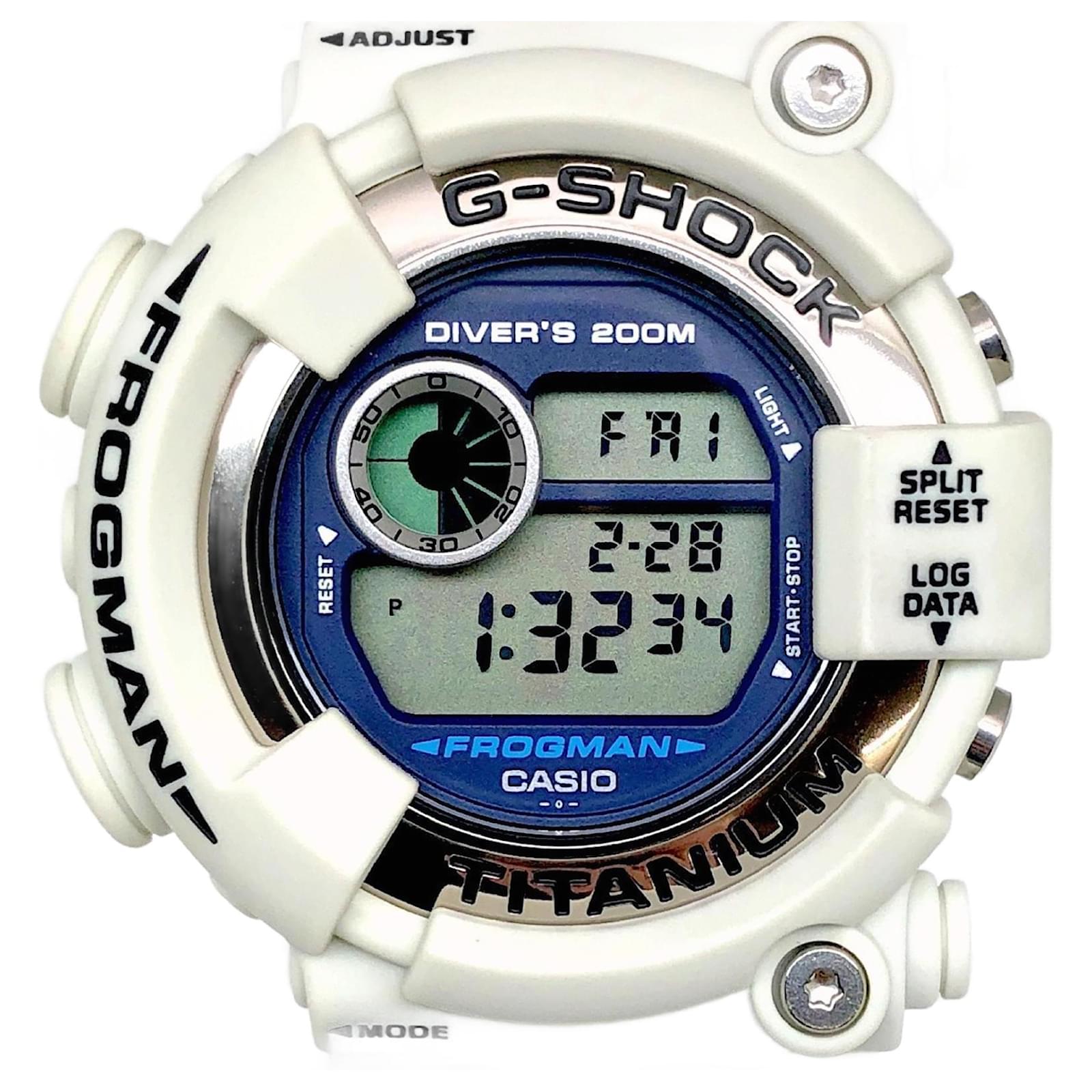 Autre Marque Casio G-Shock DW-8200LG-8 Frogman Wristwatch Brown White  ref.2040268