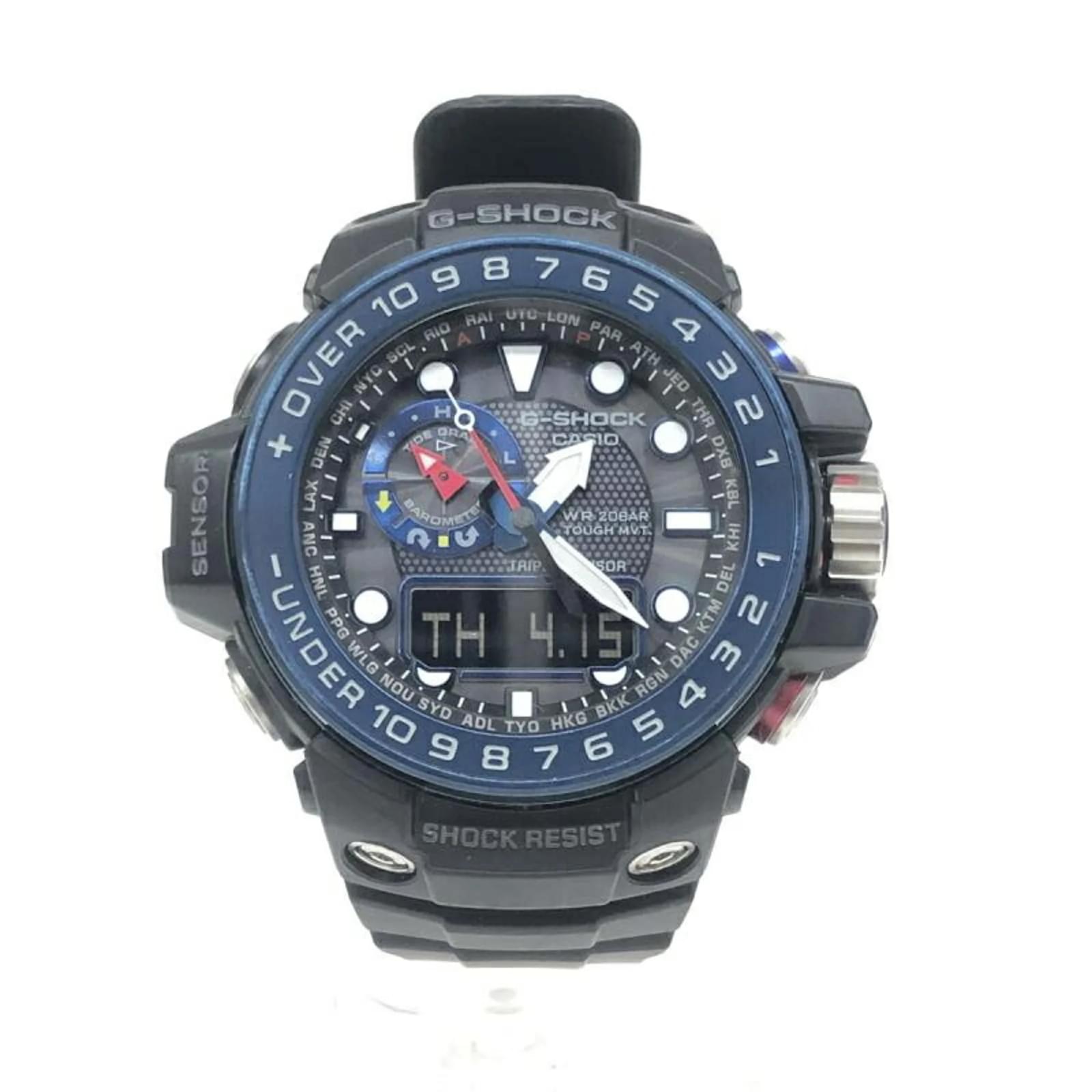Autre Marque Casio G-Shock Gulfmaster GWN-1000B-1BJF Wristwatch  ref.2209618