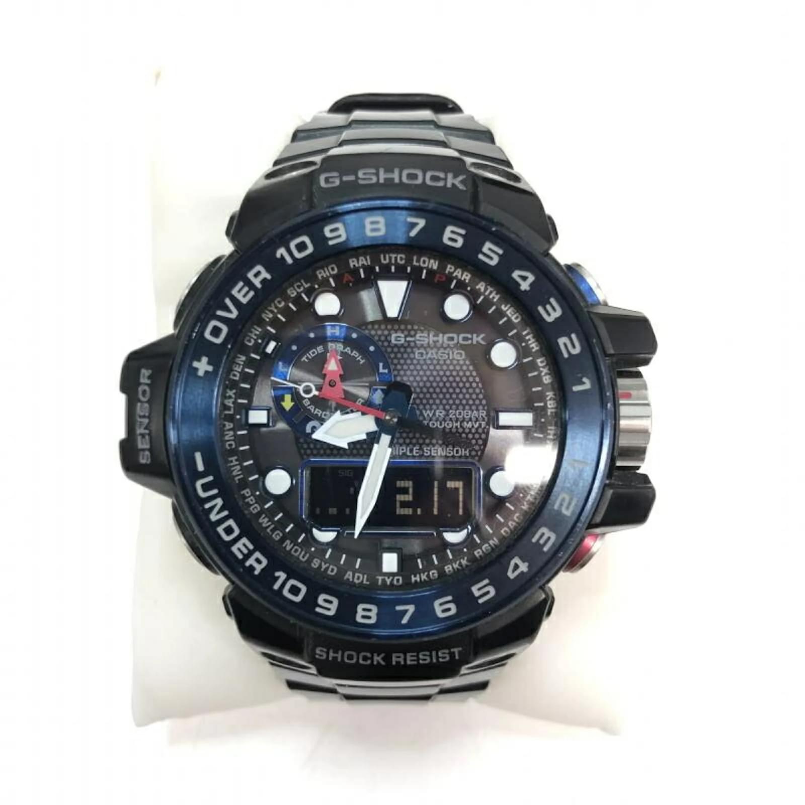 Autre Marque Casio G-Shock GWN-1000B-1BJF Wristwatch Blue  ref.2207509