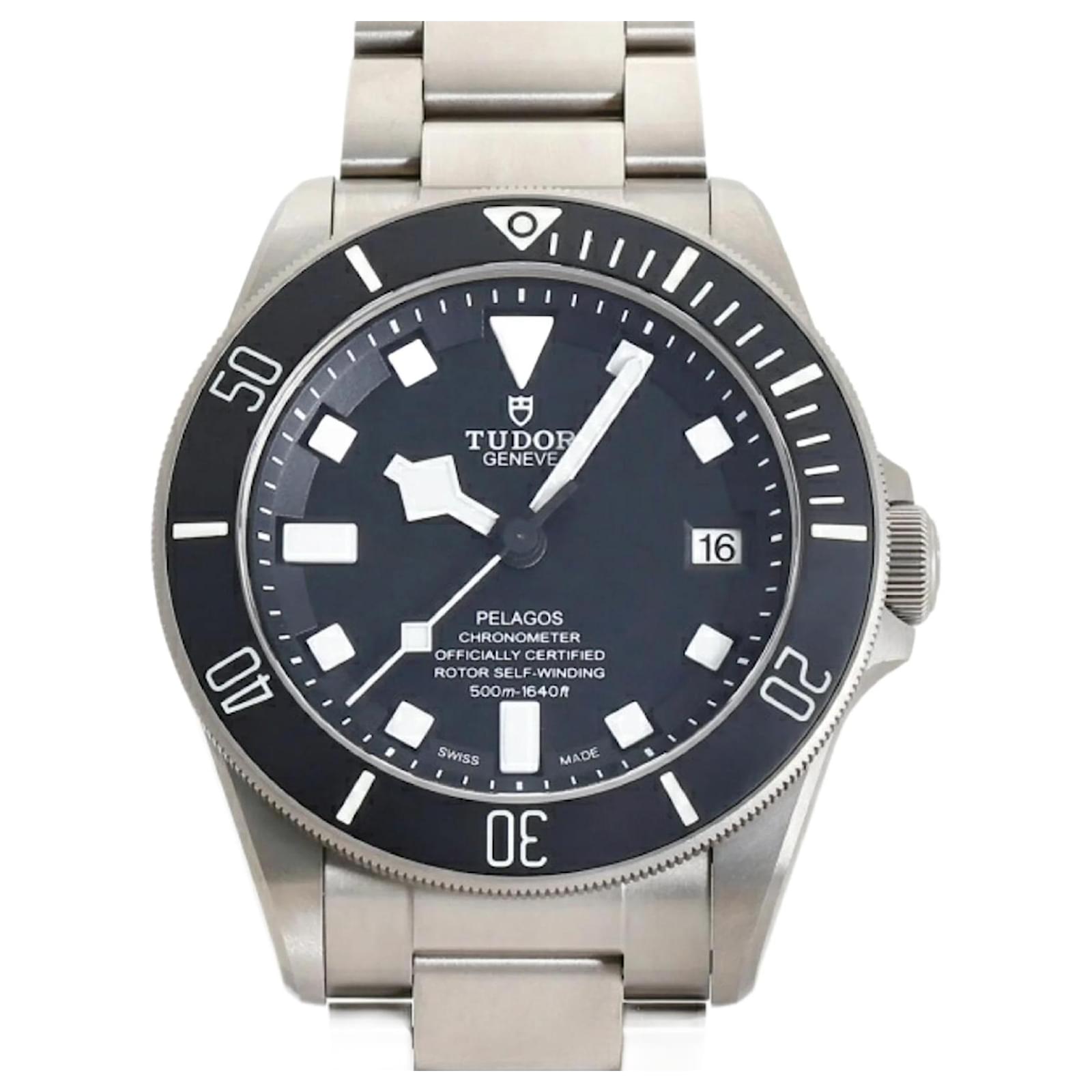 Autre Marque Tudor Pelagos 25600TN-0001 Black Dial Men's Watch  ref.2193504