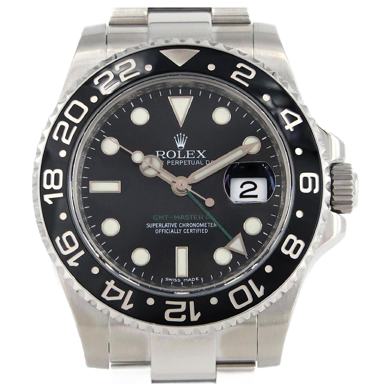 Rolex GMT Master Stick Dial 116710LN Stainless Steel Wristwatch  ref.2150185