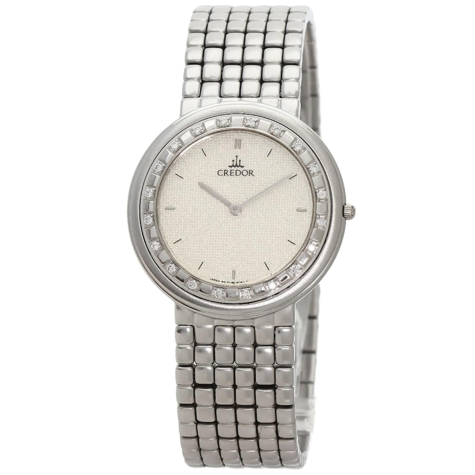 Seiko 8N70-6030 Credor Diamond Watch  ref.2145374