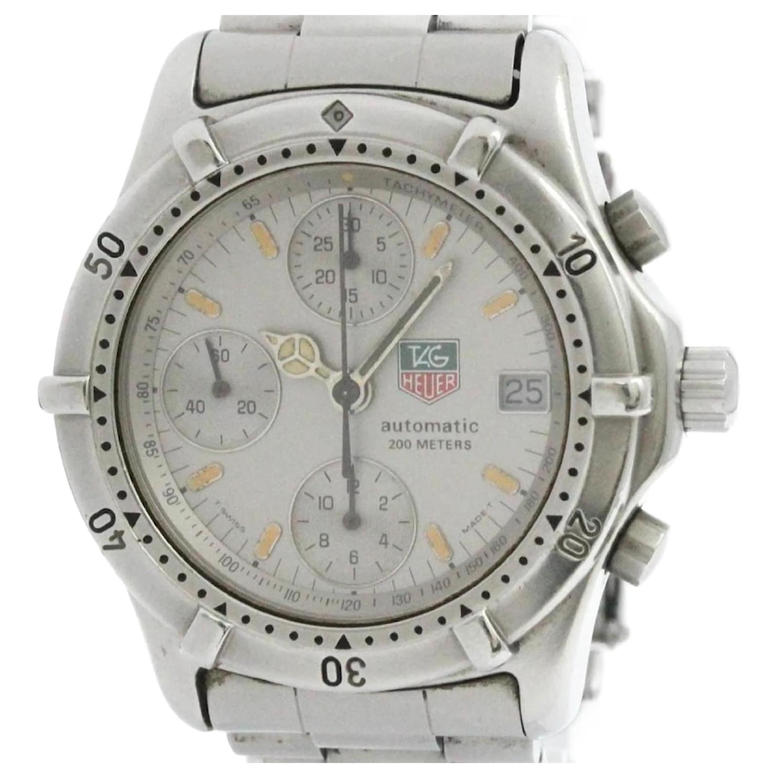 TAG HEUER 2000 Chronograph Stainless Steel Automatic Watch  ref.2144575
