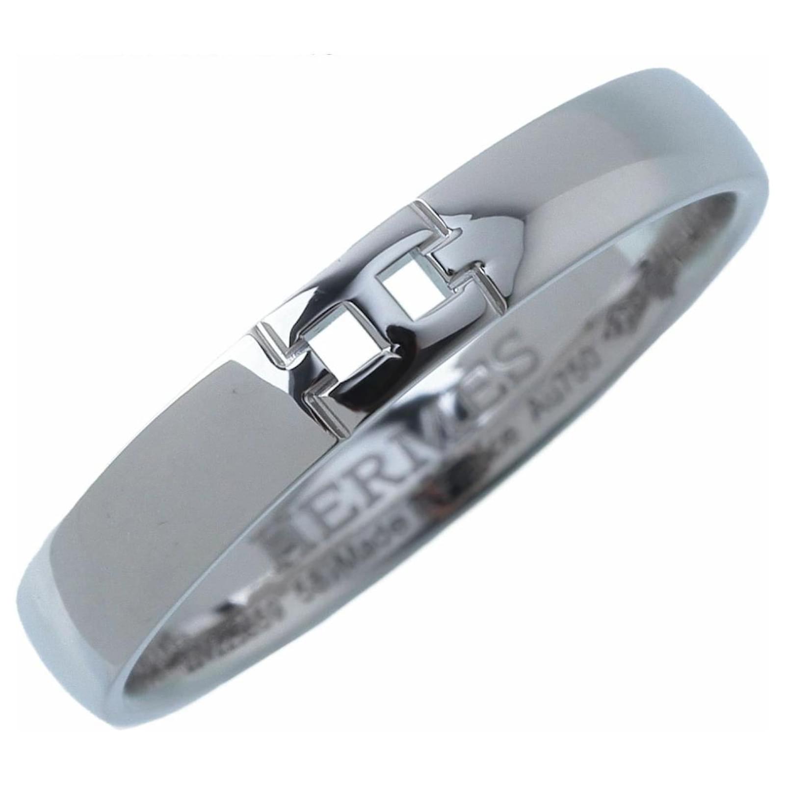 Hermès Hdermès Heraklès Men's Alliance Silvery White gold  ref.2134258