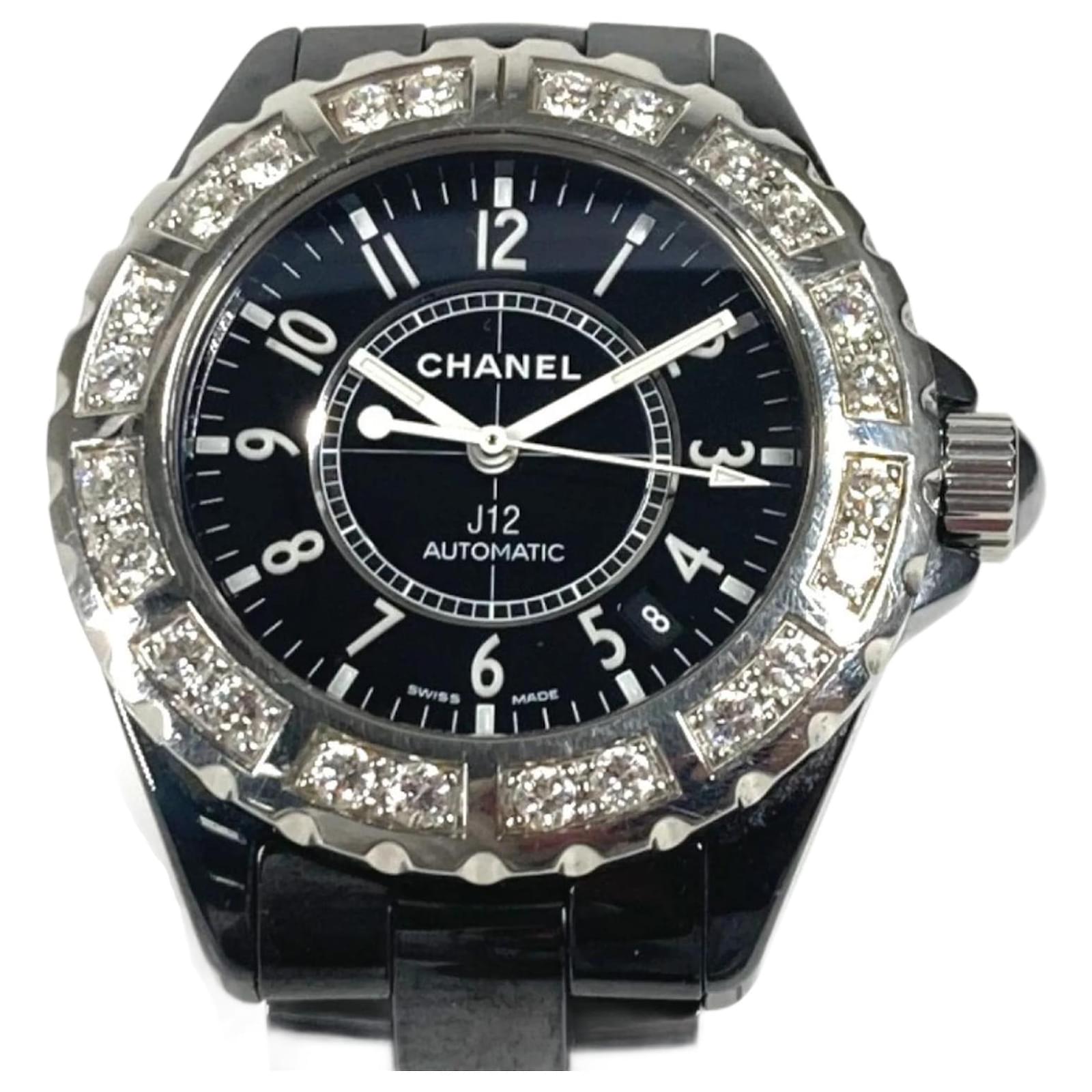 Chanel H1174 J12 Diamond Bezel Watch  ref.2105669
