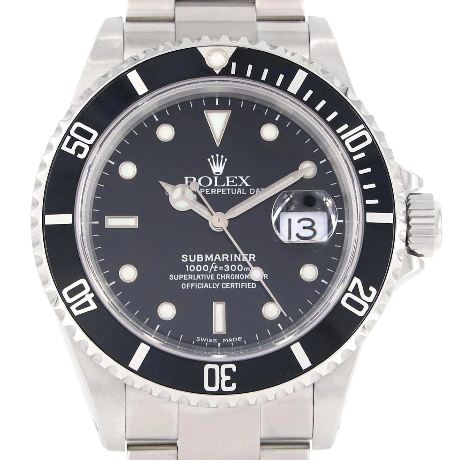 Rolex Submariner Date 16610 Stainless Steel Wristwatch  ref.2037923