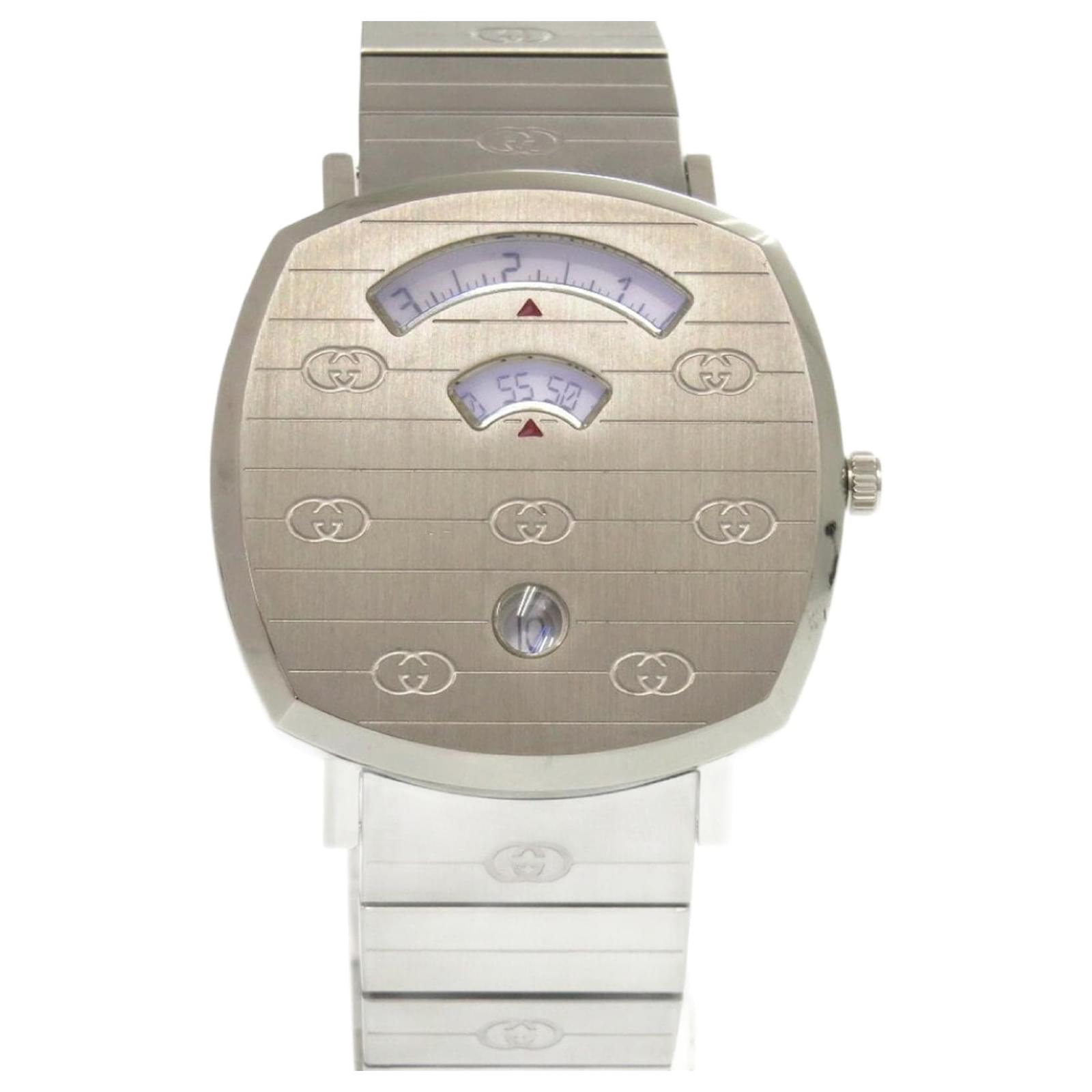 Gucci GRIP 157.4 SS Silver Quartz Watch  ref.2324951