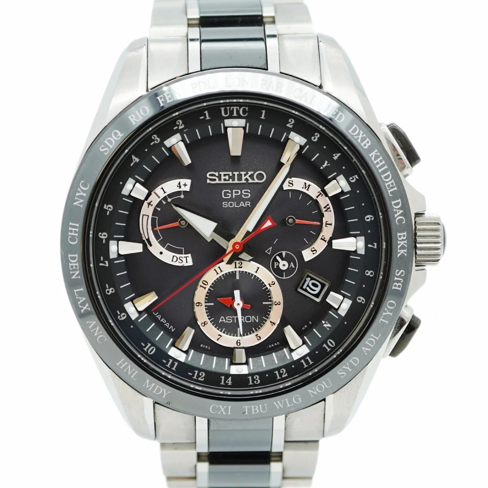 Seiko Astron 8X53-0AB0-2 Black Dial Men's Watch  ref.2274987