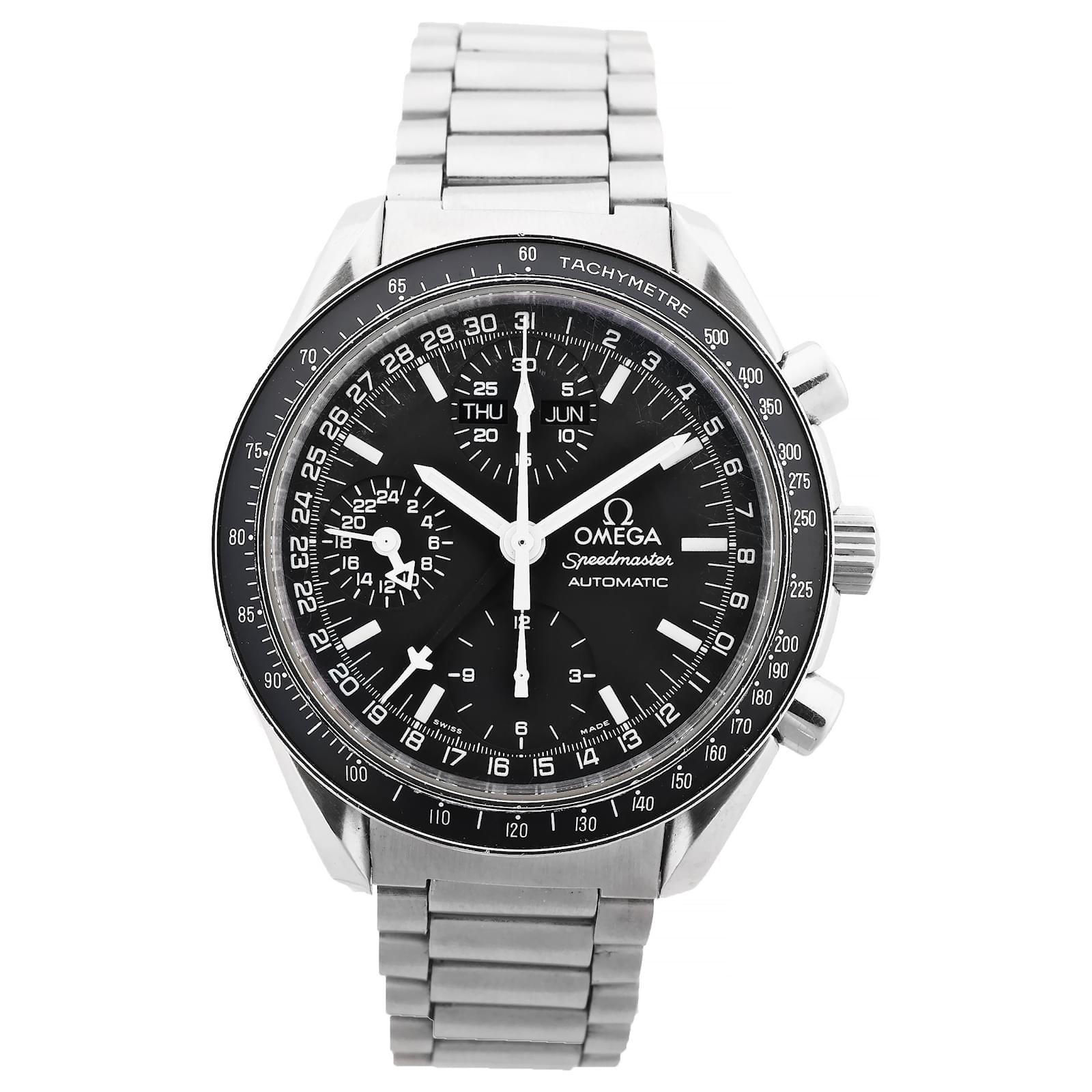 Omega Speedmaster 3520.50 55660822 SS SS AT Black Dial Watch Steel  ref.2319152