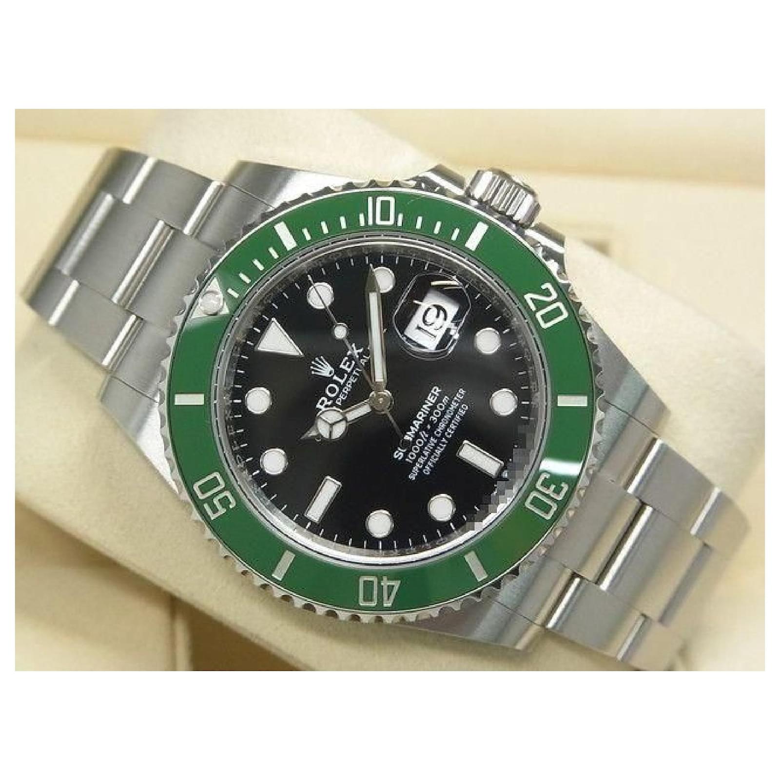 ROLEX Submariner date green bezel 126610LV '24 purchased Mens Silvery Steel  ref.2312363