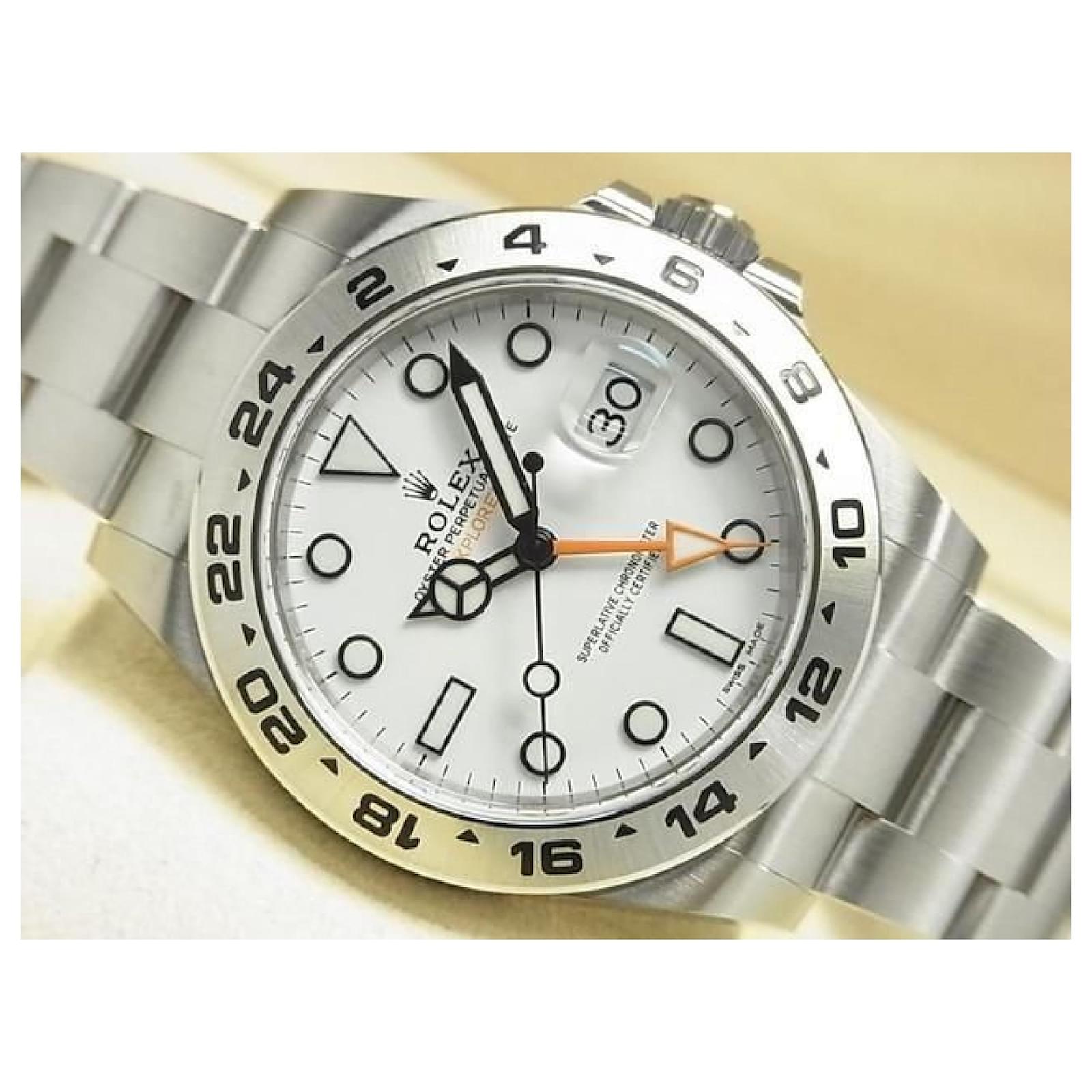 ROLEX EXPLORERII white Dial Ref.216570 new guarantee Mens Silvery Steel  ref.2312364