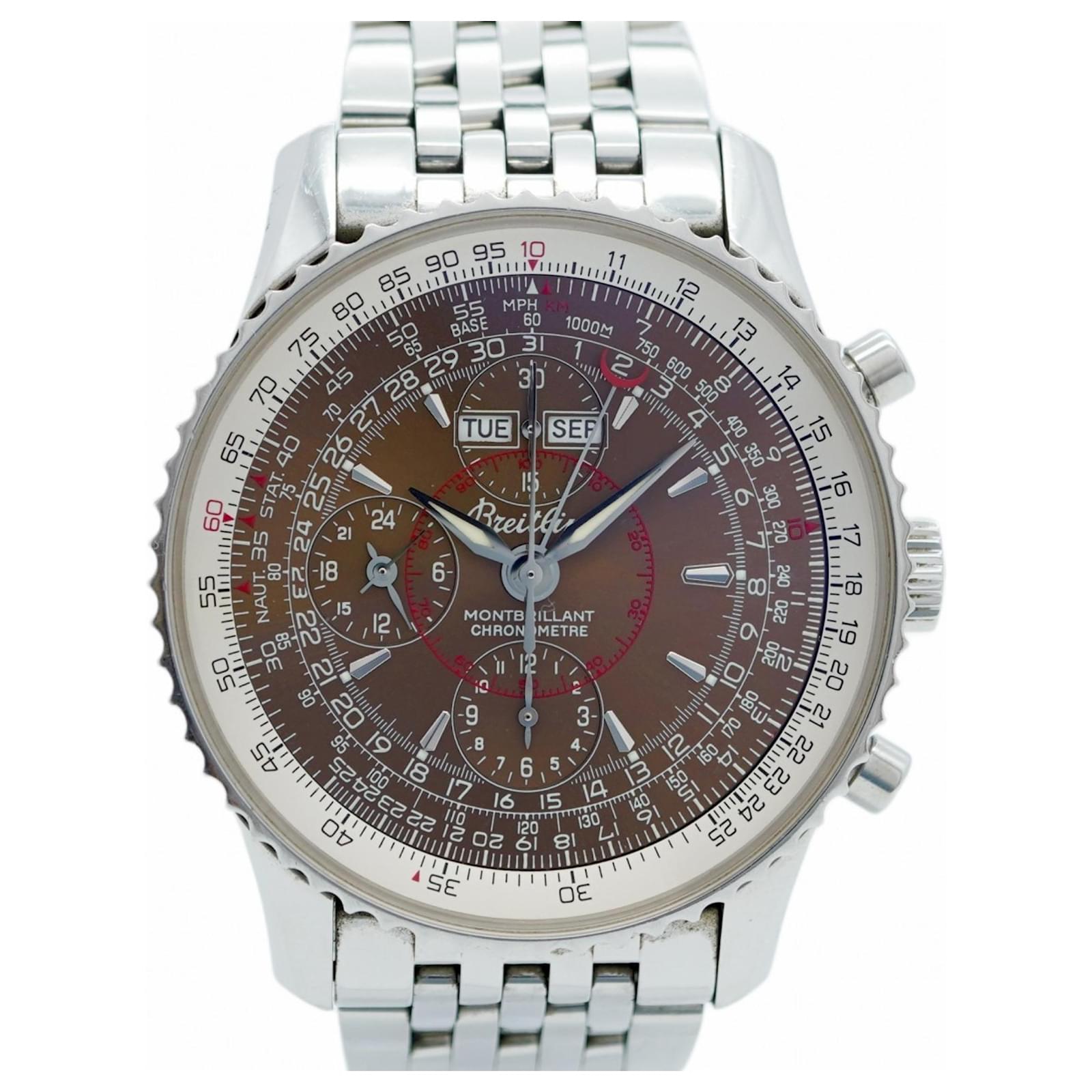 Breitling Montbrillant A21330 Brown Dial Watch for Men  ref.2295078