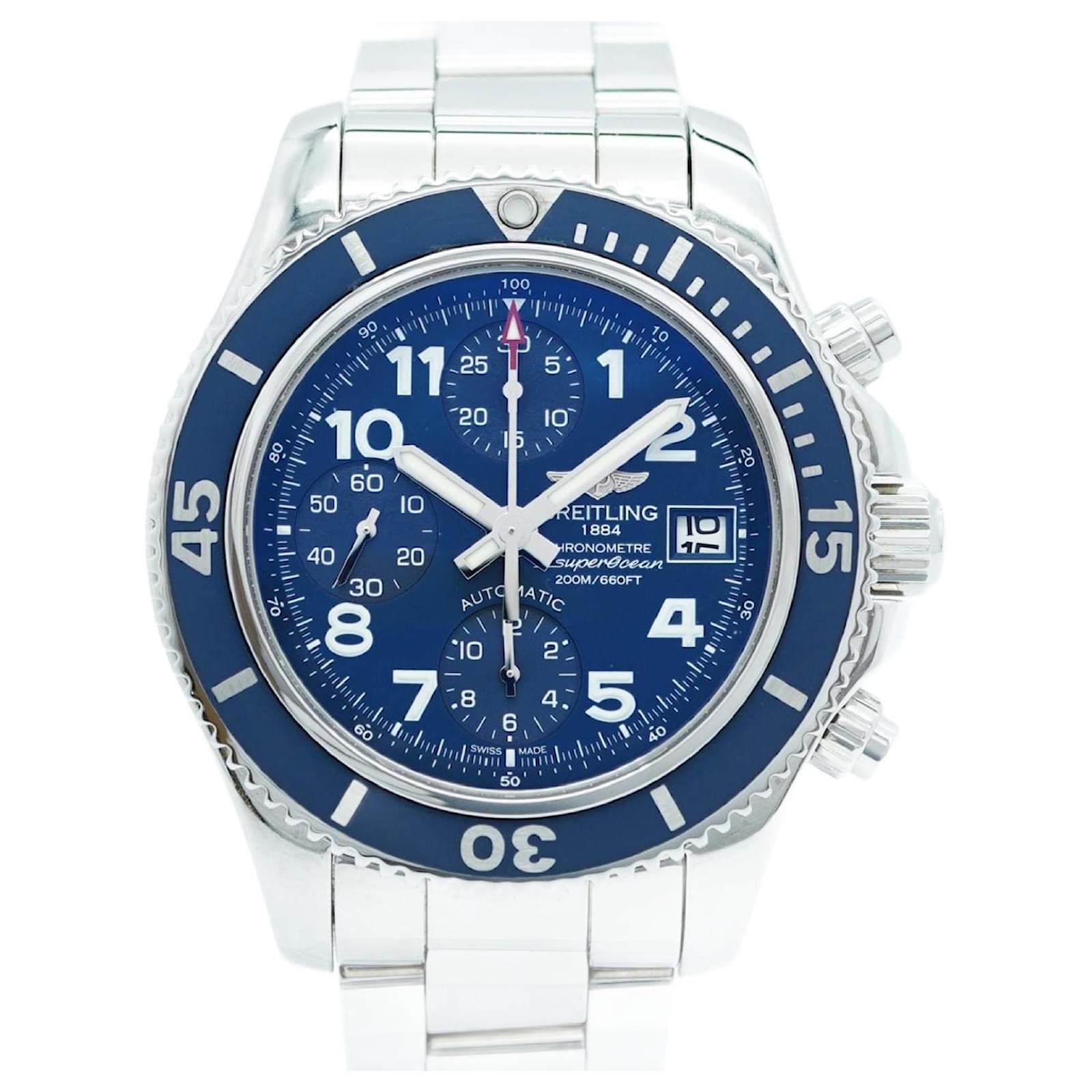 Breitling Superocean A13311 Blue Dial Men's Watch  ref.2275494