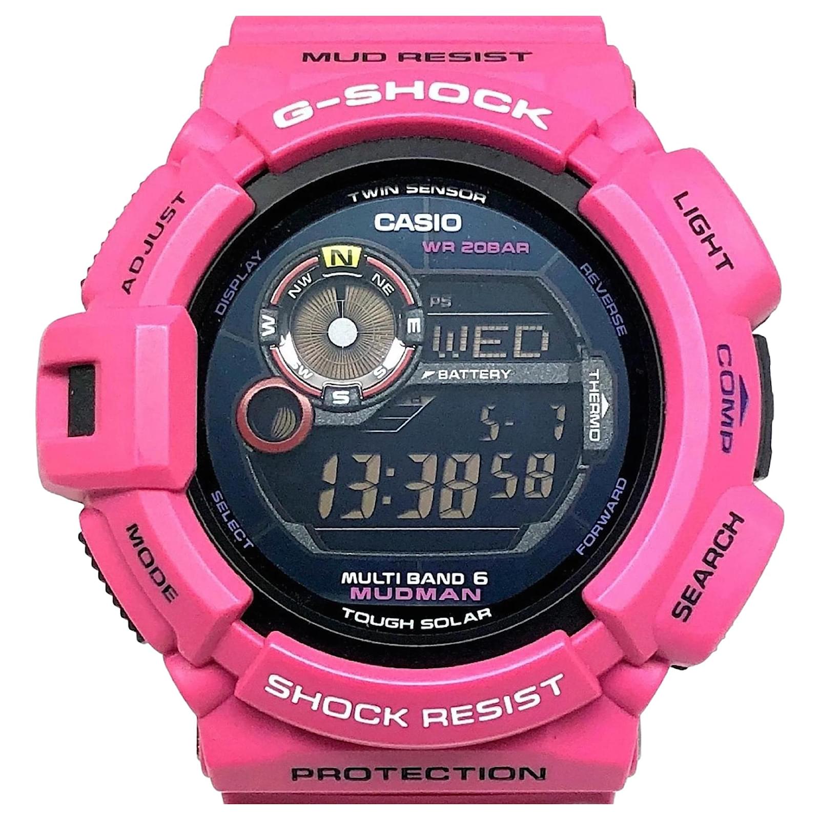 Autre Marque Casio G-Shock GW-9300SR-4 MUDMAN Wristwatch Pink Purple  ref.2195315