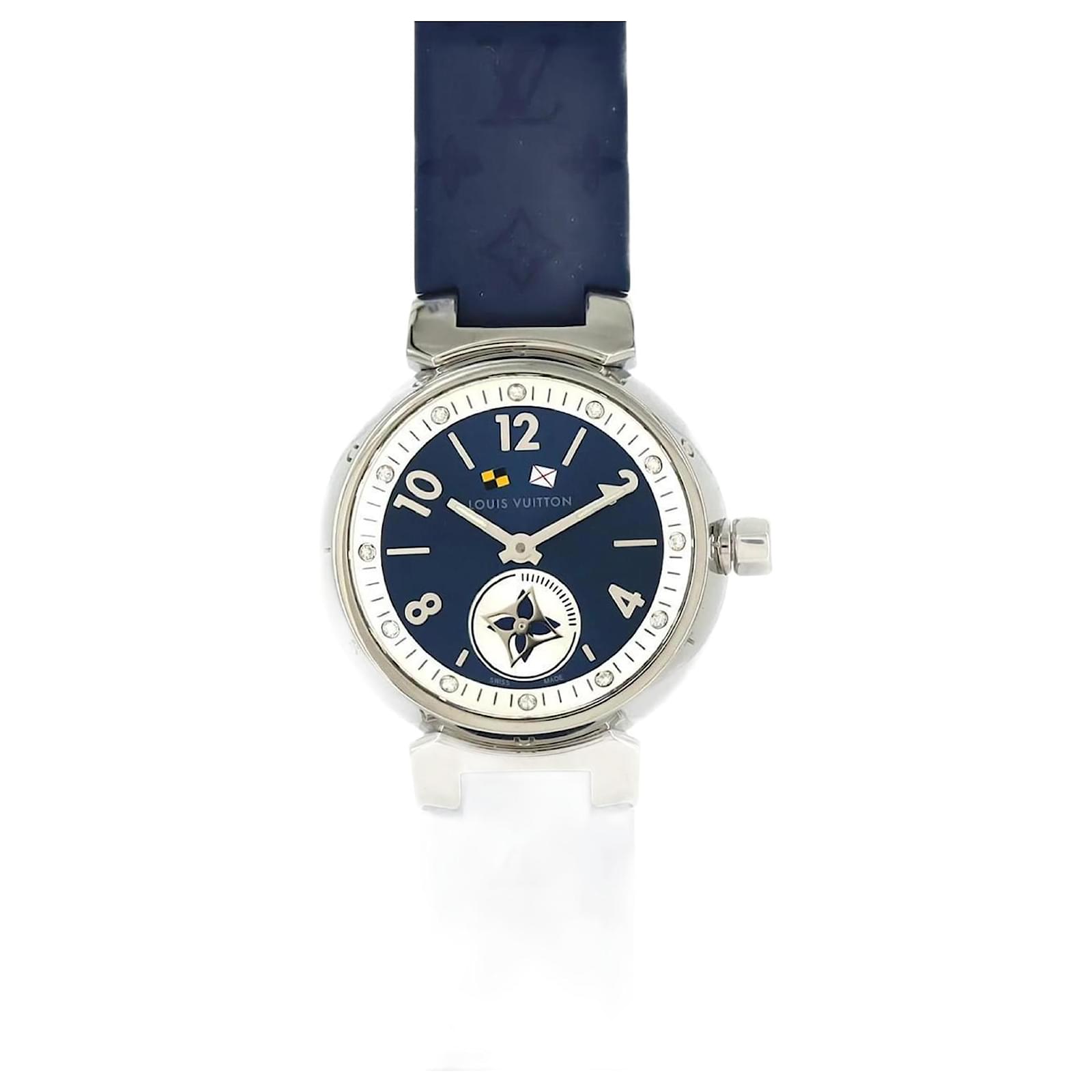 Louis Vuitton Tambour Lovely Cup 12P Q12MP SS Quartz Watch  ref.2255793