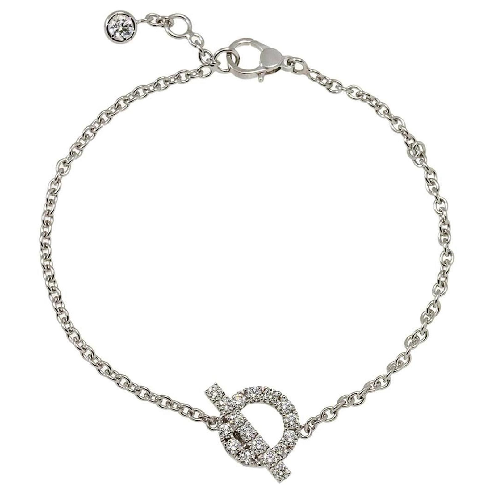 Hermès Hermes 18K White Gold Charm Bracelet  ref.2330079