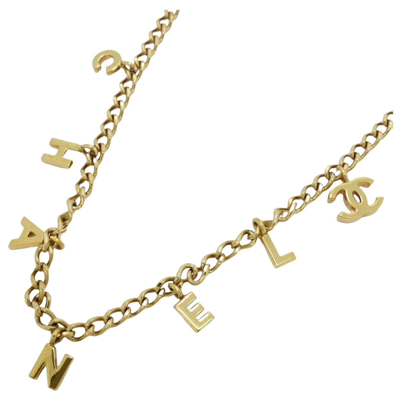 Chanel Gold Plated Necklace Golden Gold-plated  ref.2330025