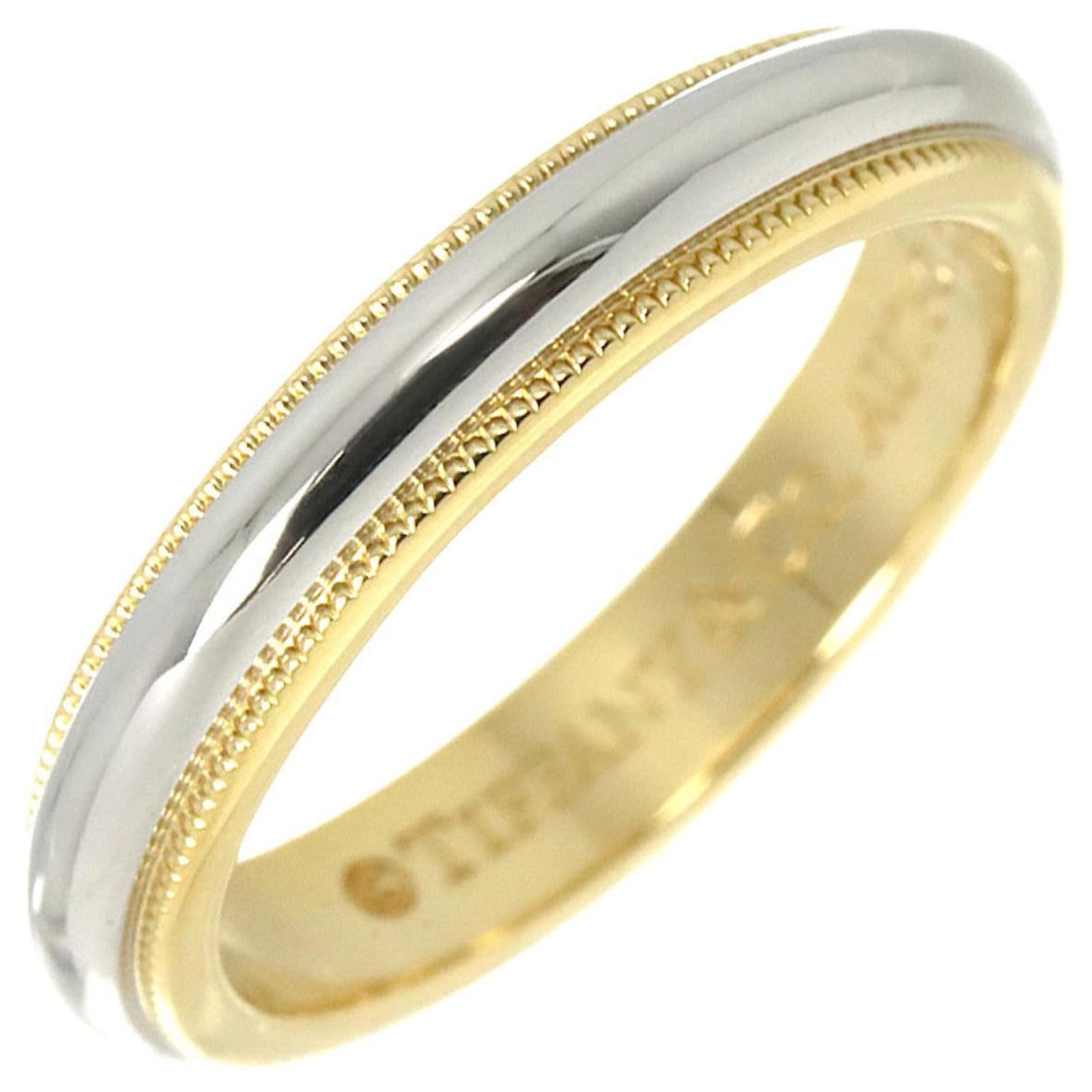 Tiffany & Co. 18K Yellow Gold Milgrain Band Ring  ref.2329853