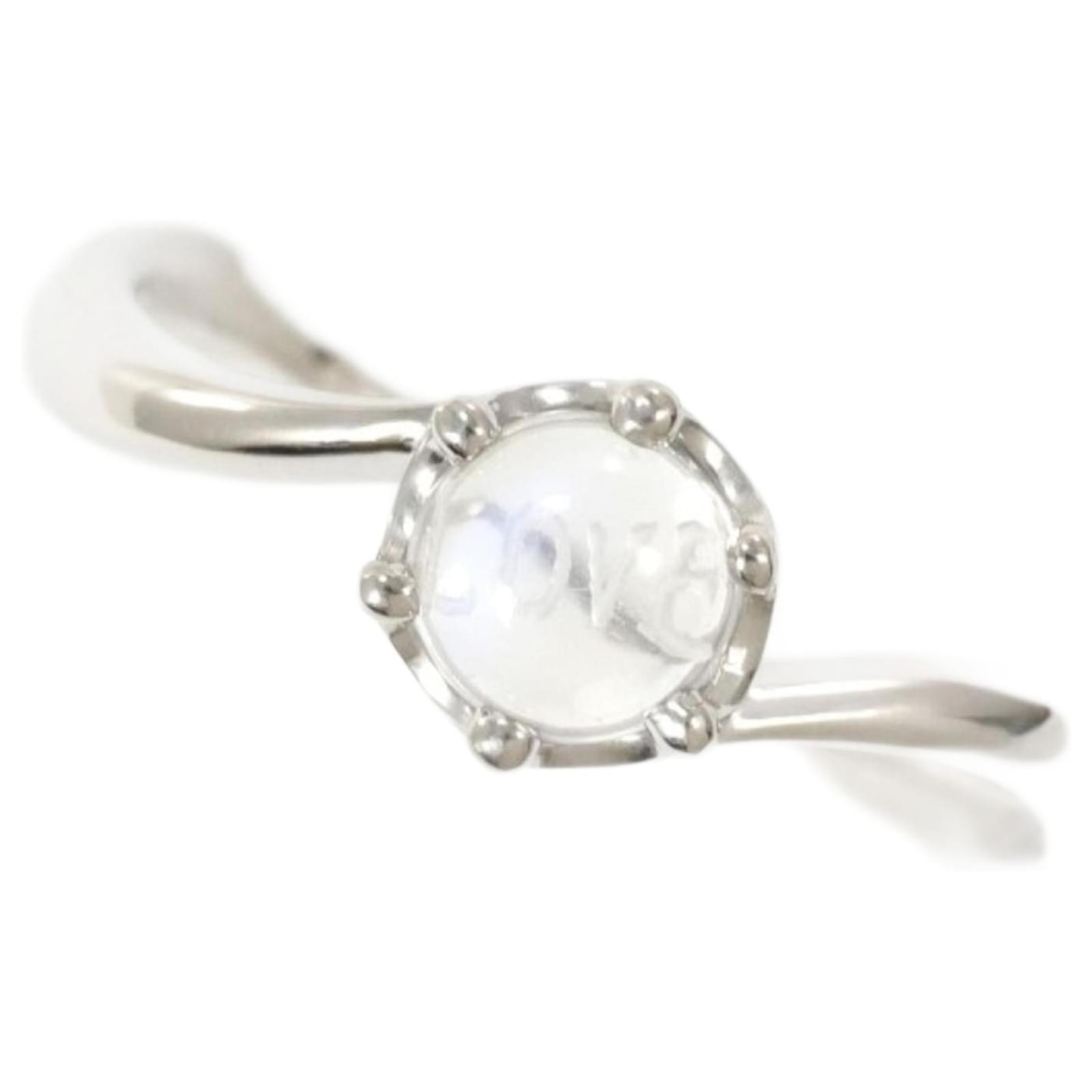 Citizens of Humanity Citizen PT900 Band Ring with Blue Moonstone Platinum  ref.2185447