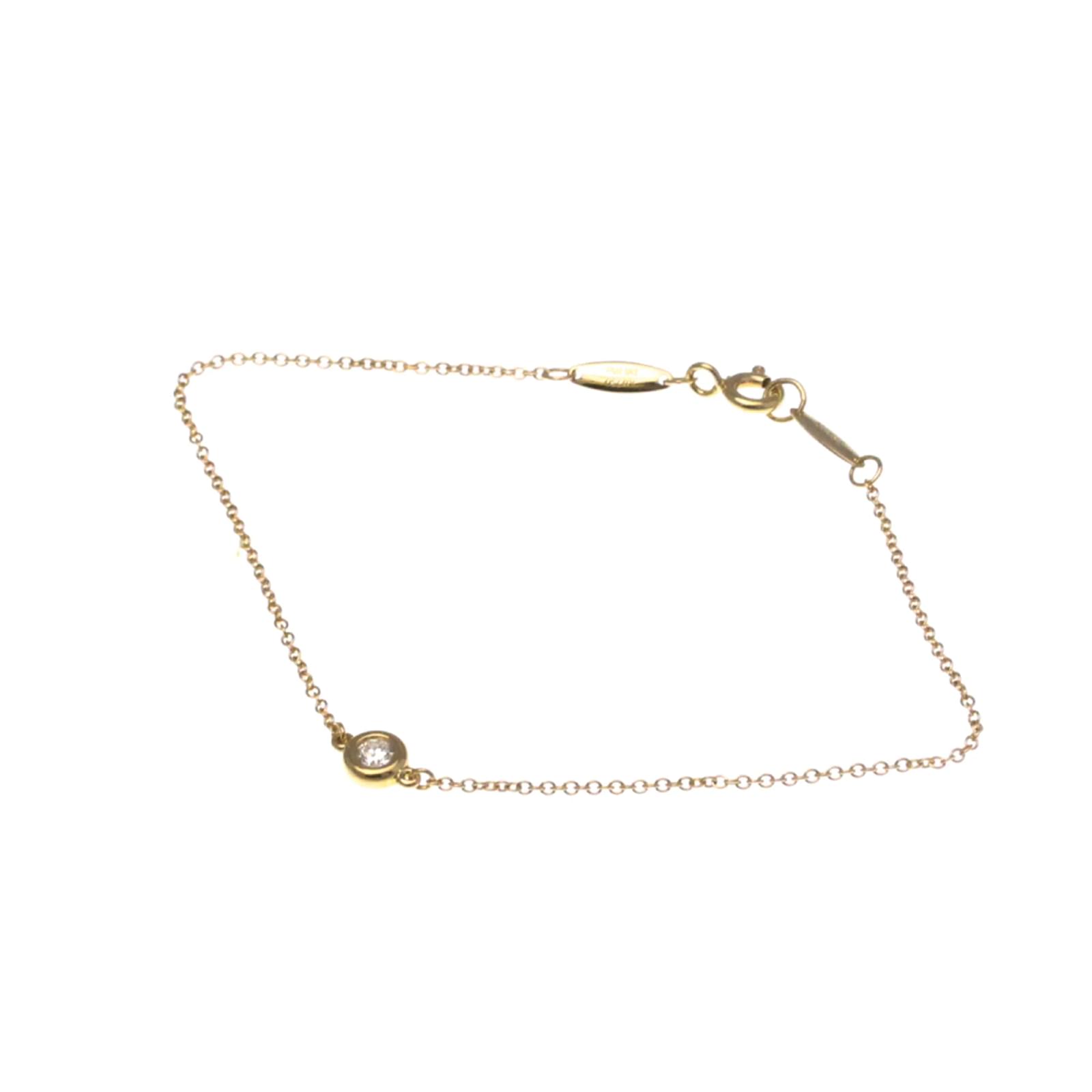 Tiffany & Co Tiffany By The Yard Charm Bracelet Golden Pink gold  ref.2329308