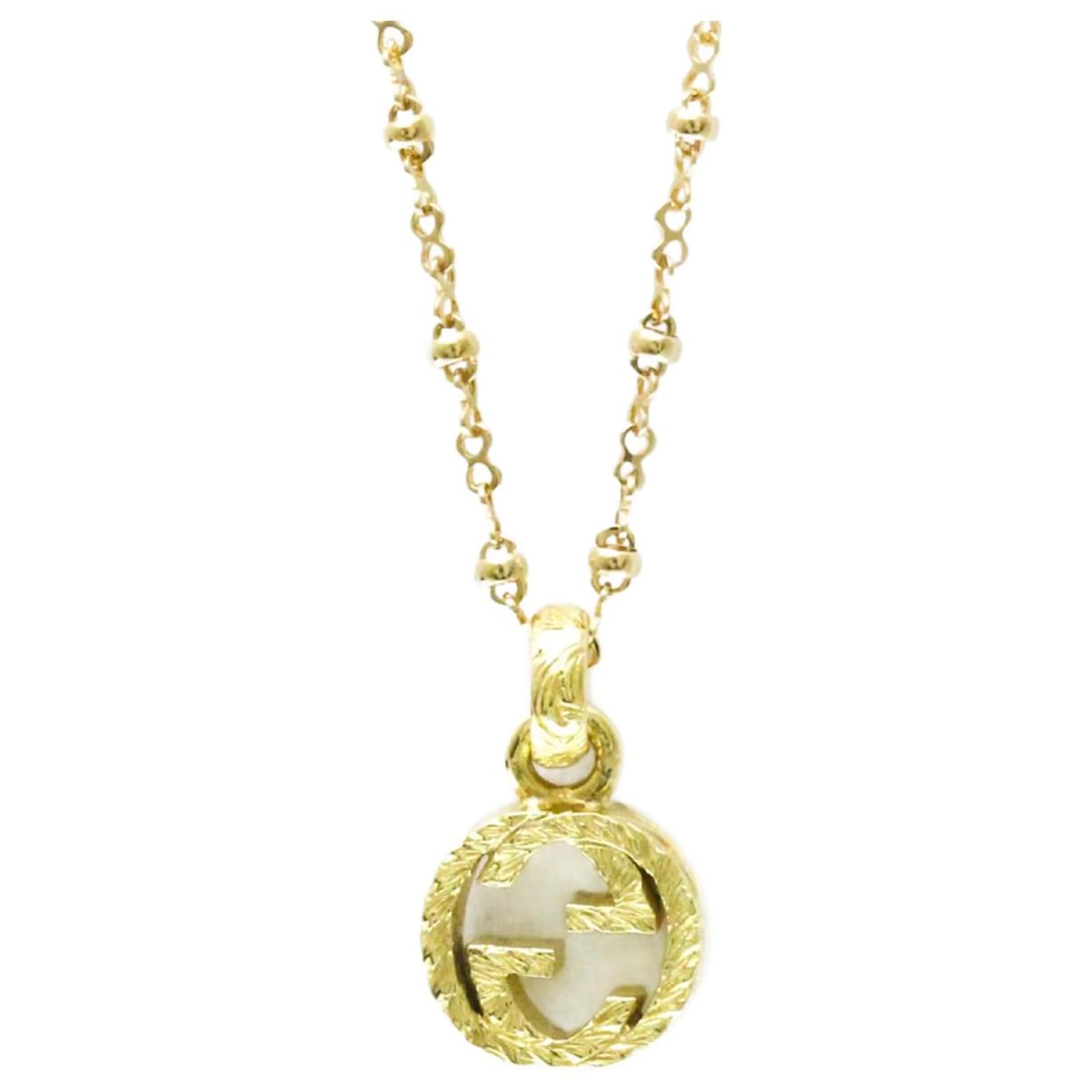 Gucci GG Pendant Necklace in 18K Yellow Gold Golden  ref.2329301