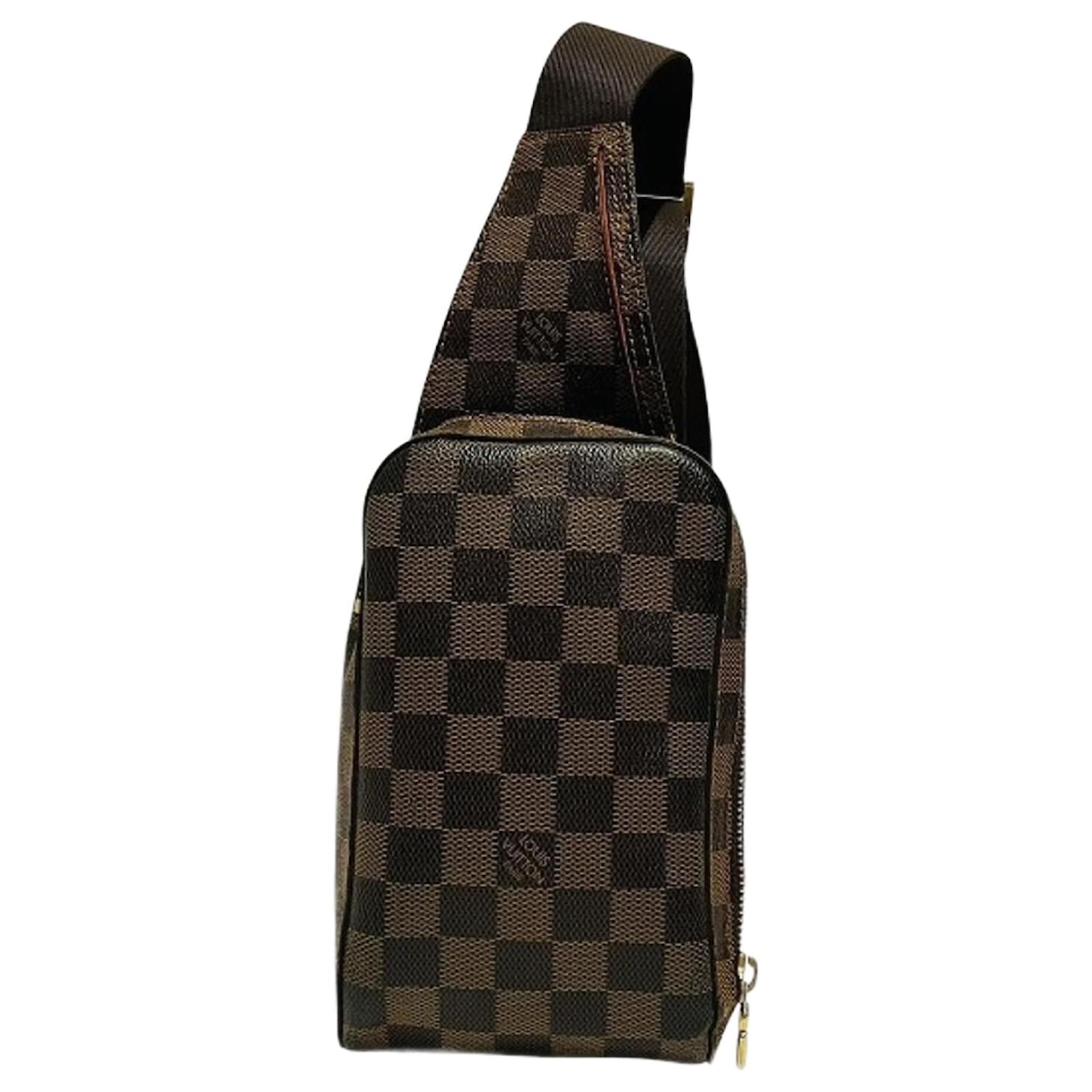 Louis Vuitton Damier Geronimos Shoulder Bag Brown  ref.2105542