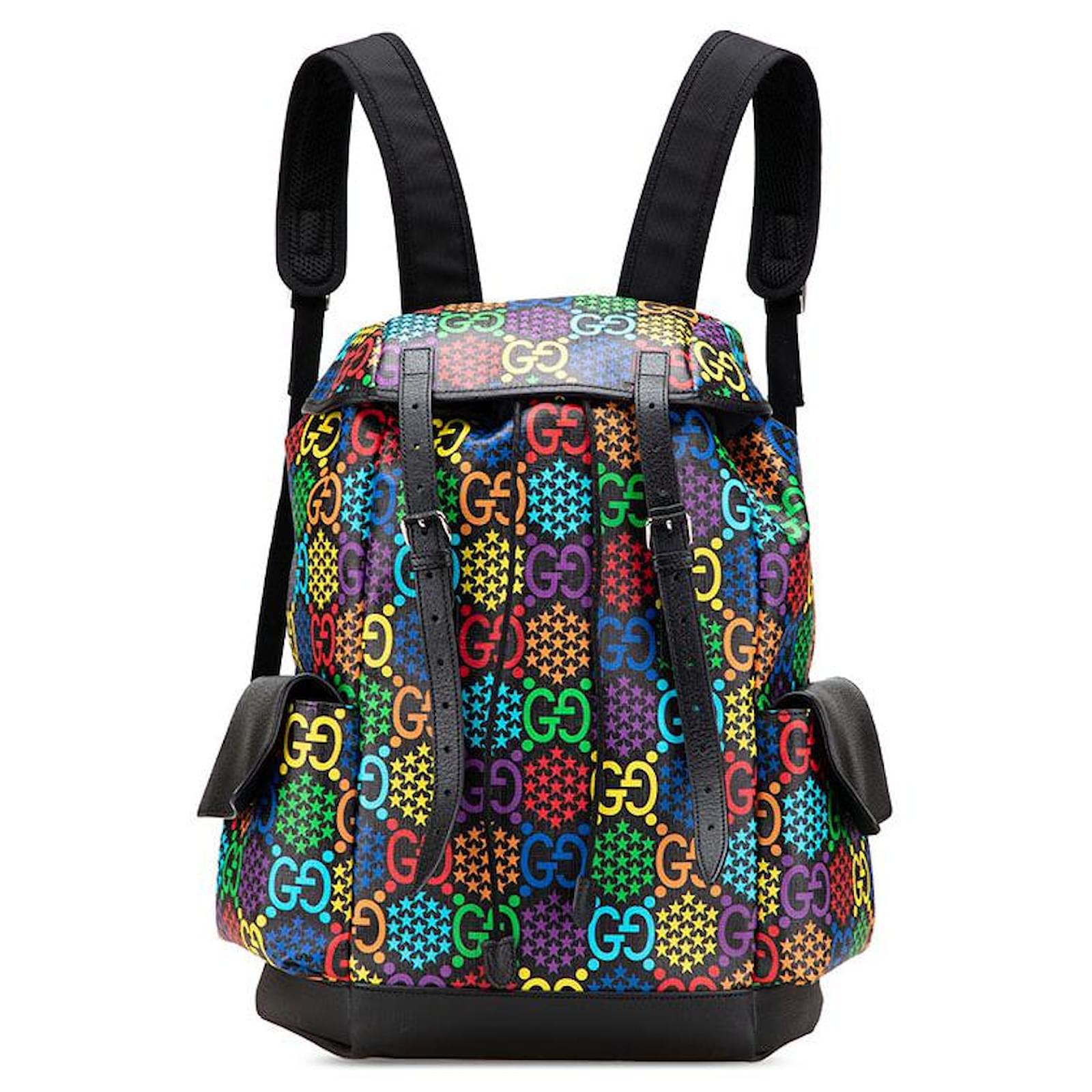 Gucci GG Psychedelic PVC Leather Backpack Multiple colors  ref.2326680