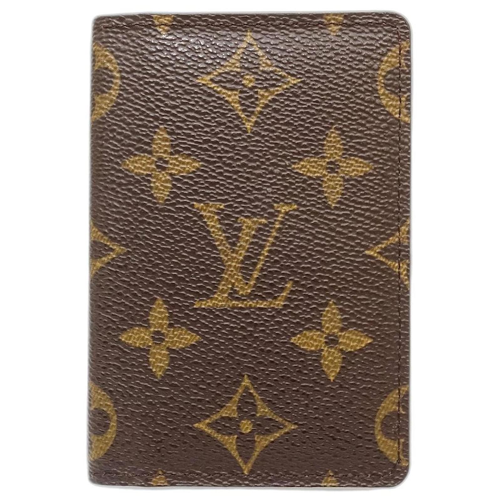 Louis Vuitton Organizer de Poche Monogram Card Case Brown Cloth  ref.2326032