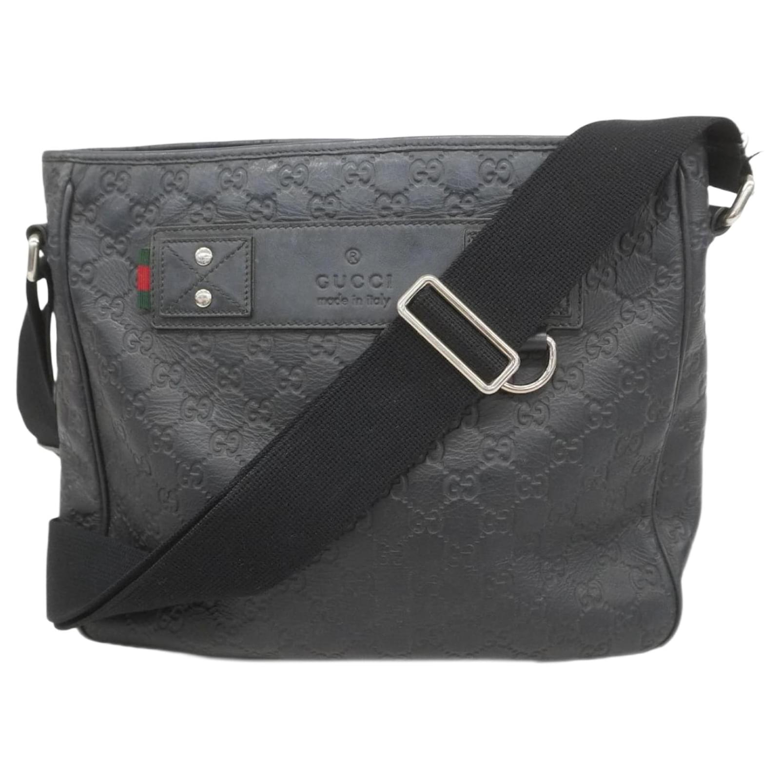 Gucci Black Leather Shoulder Bag  ref.2324871