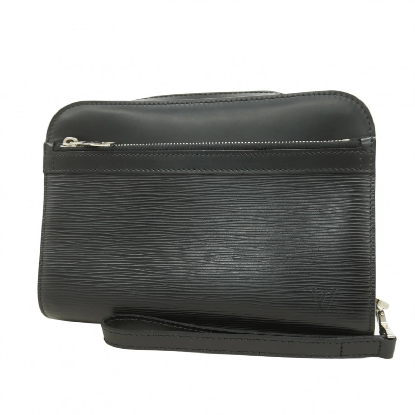 Louis Vuitton Epi Hoche Clutch Bag Black  ref.2324768