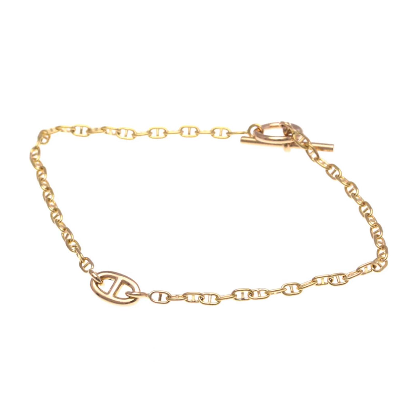 Hermès Hermes Chaine d'Ancre Farandole Bracelet Golden Pink gold  ref.2217351