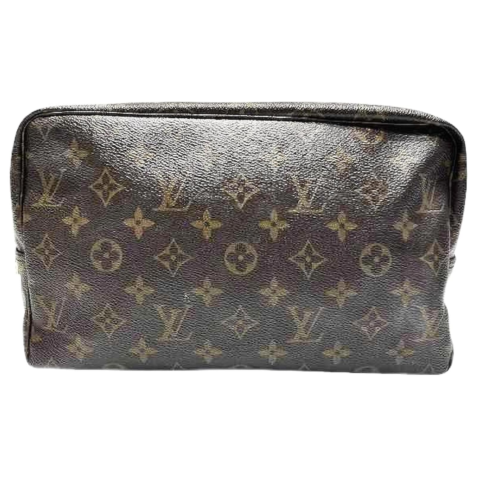 Louis Vuitton Truce Toilette 28 Monogram clutch bag Brown Cloth  ref.2323670