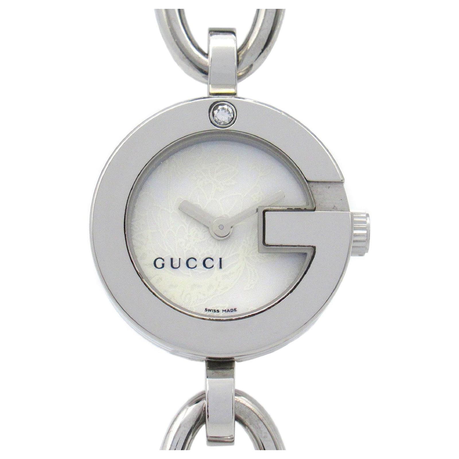 Gucci G Charm Stainless Steel White Metal  ref.2326865
