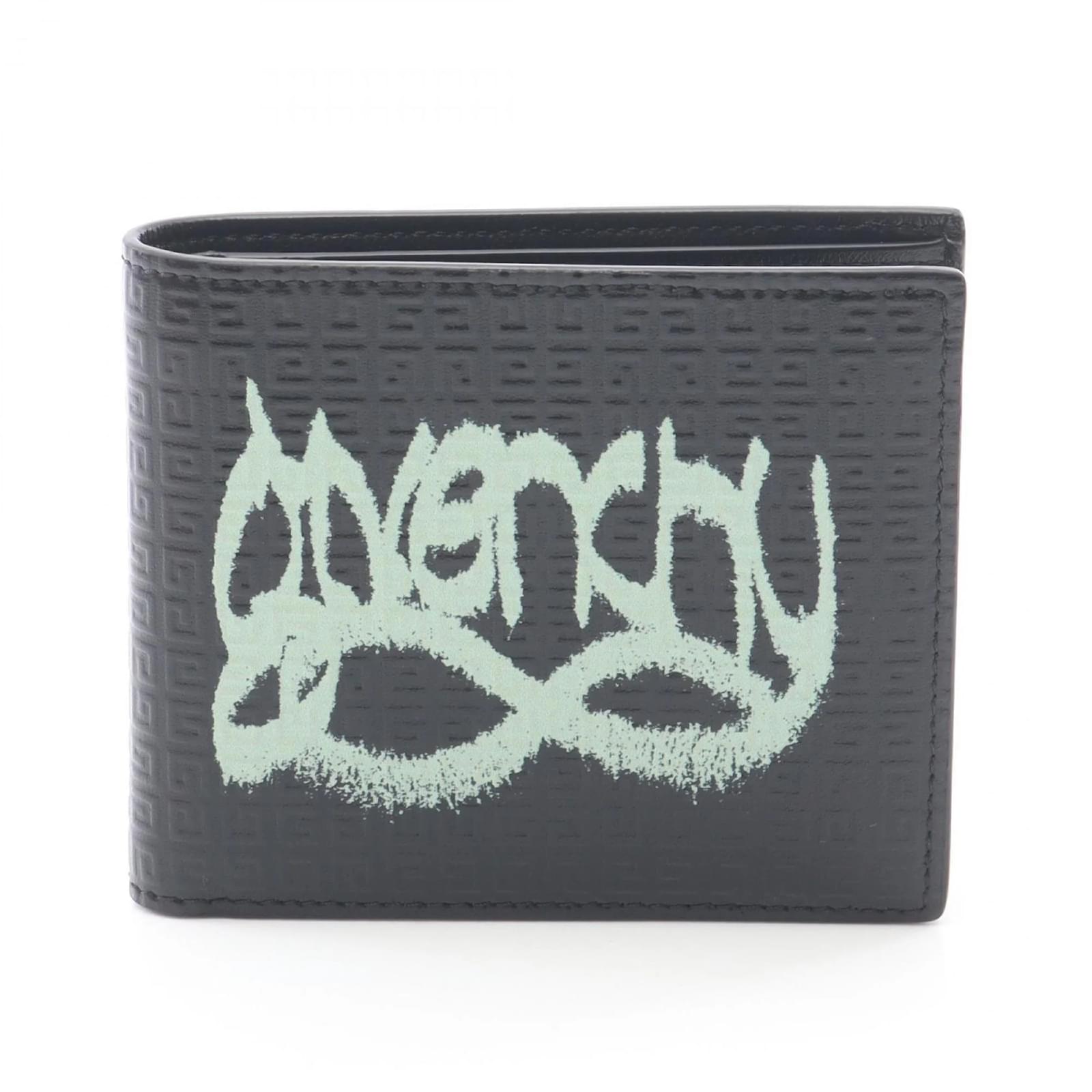 Givenchy 4G Bi-fold Wallet Black Leather  ref.2320833