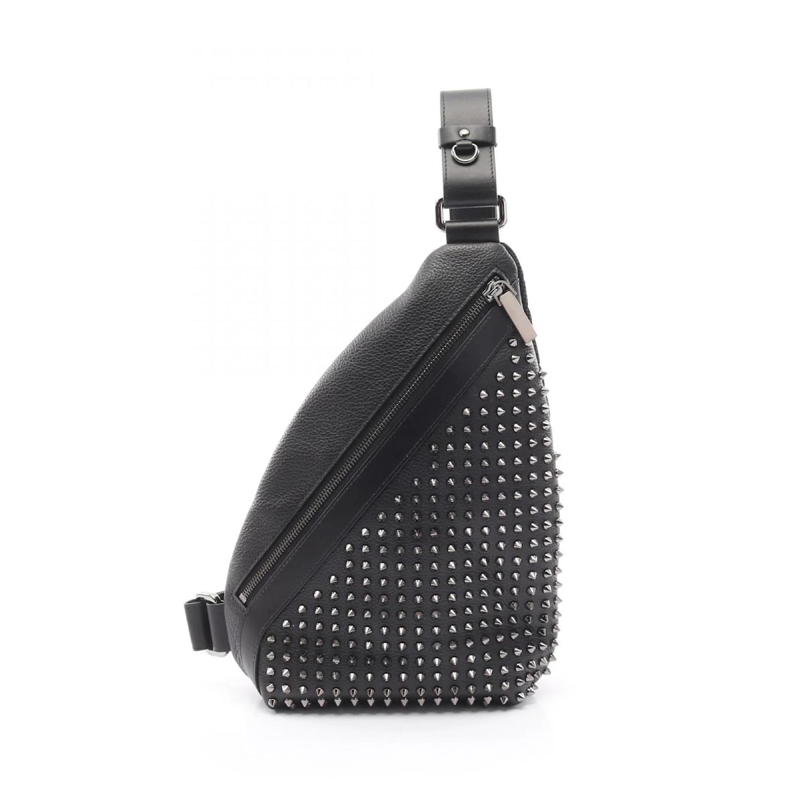 Christian Louboutin Funky Leather Waist Bag Black  ref.2320510