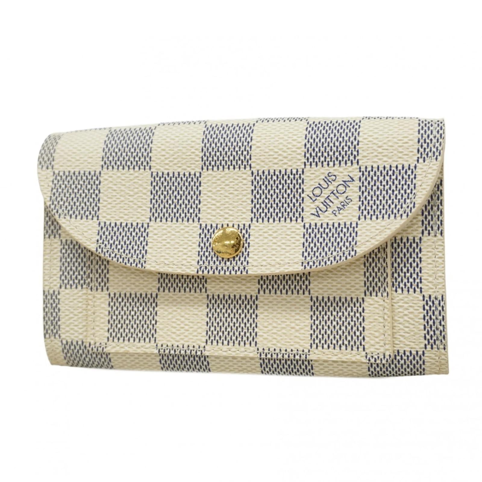 Louis Vuitton Damier Azur Wallet White  ref.2253752