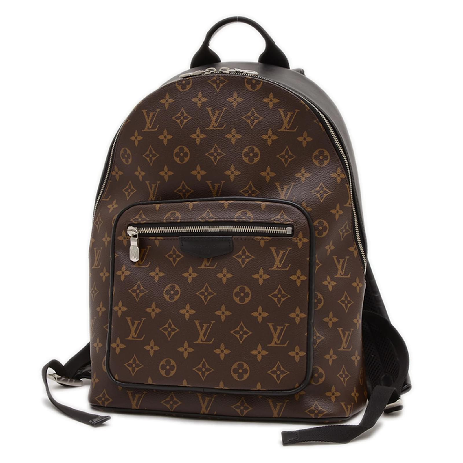 Louis Vuitton Monogram Macassar Josh NV Backpack Patent leather  ref.2314619