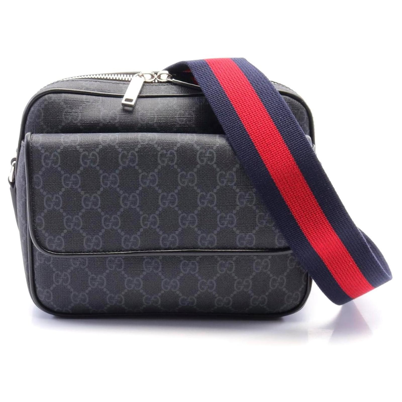 Gucci GG Supreme Small Crossbody Bag Black Cloth  ref.2304902