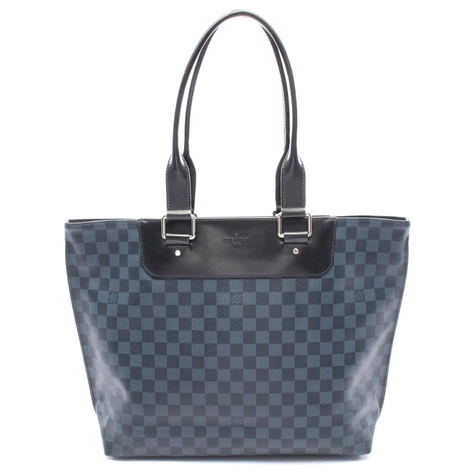 Louis Vuitton Damier Cobalt Tote Bag Black Cloth  ref.2306501