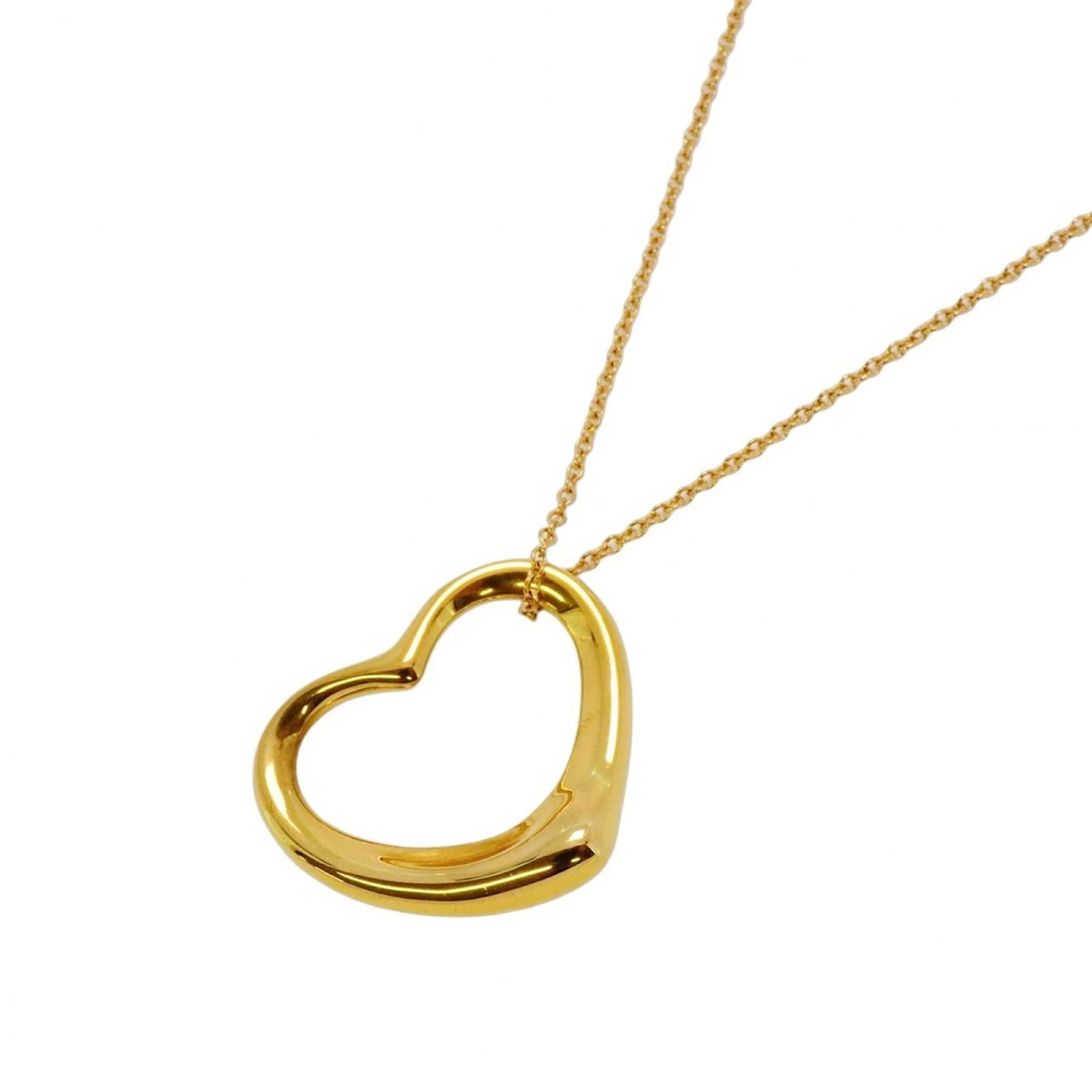 Tiffany & Co Tiffany 18K Yellow Gold Heart Necklace  ref.2316187