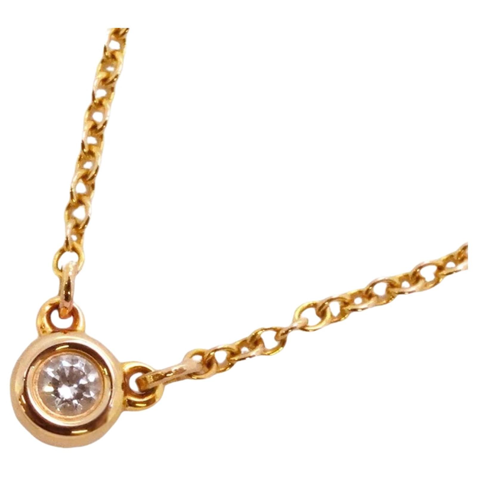 Tiffany & Co Tiffany Necklace by the Yard in 18K Pink Gold with Diamond  ref.2316158