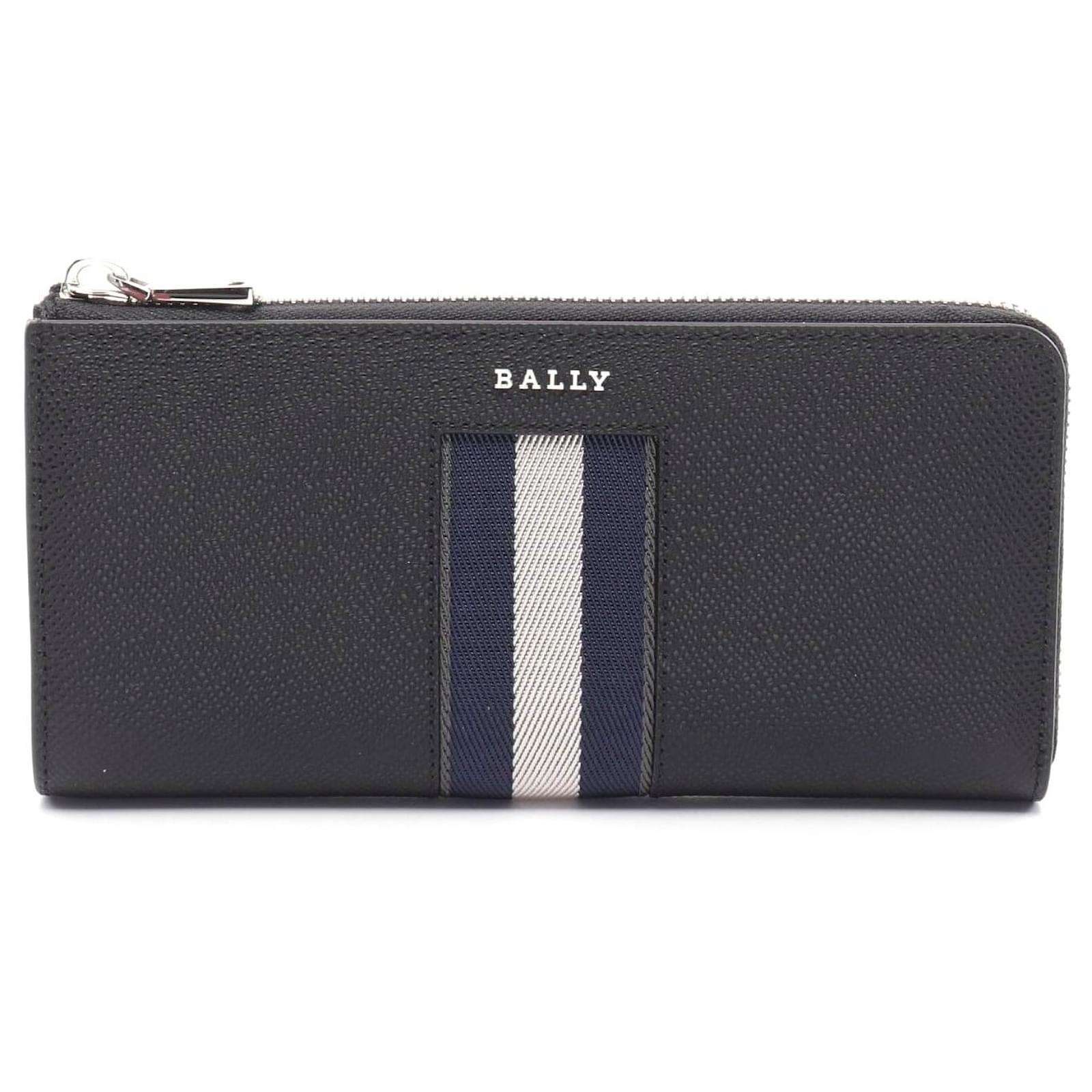 Bally Leather BLYTHEN.DSH Long Wallet Black Pony-style calfskin  ref.2297400