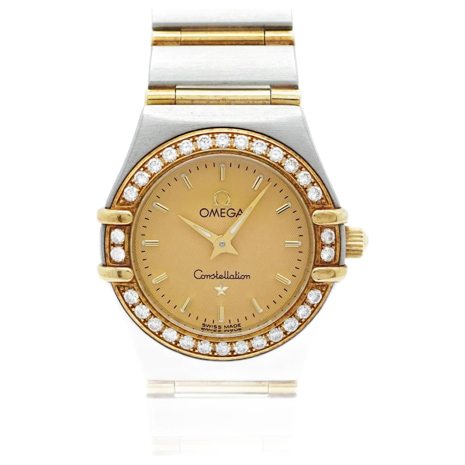 Omega Constellation 1267.10 Gold Dial Watch for Women  ref.2315318
