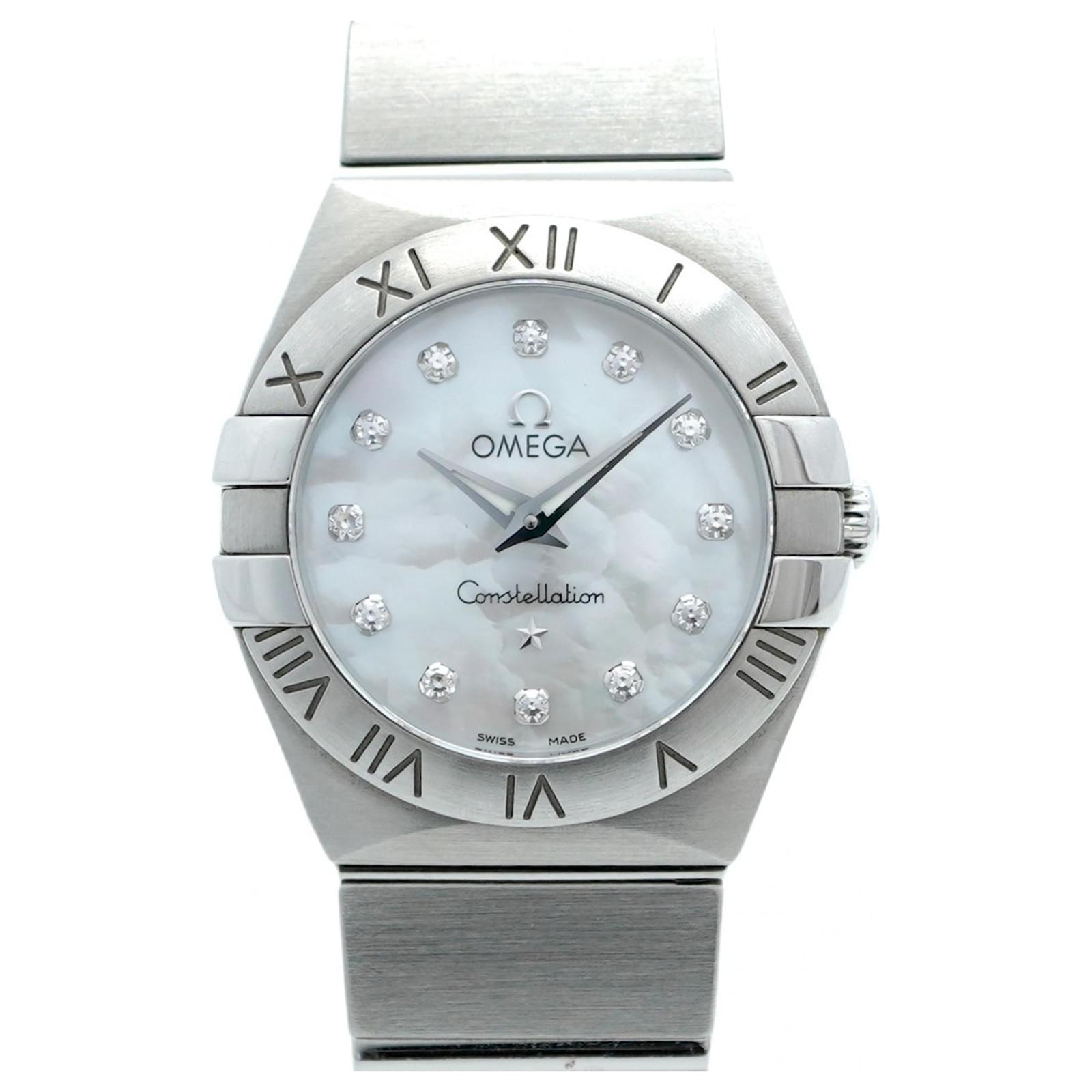 Omega Constellation 123.10.24.60.55.001 White Dial Watch for Women  ref.2315053