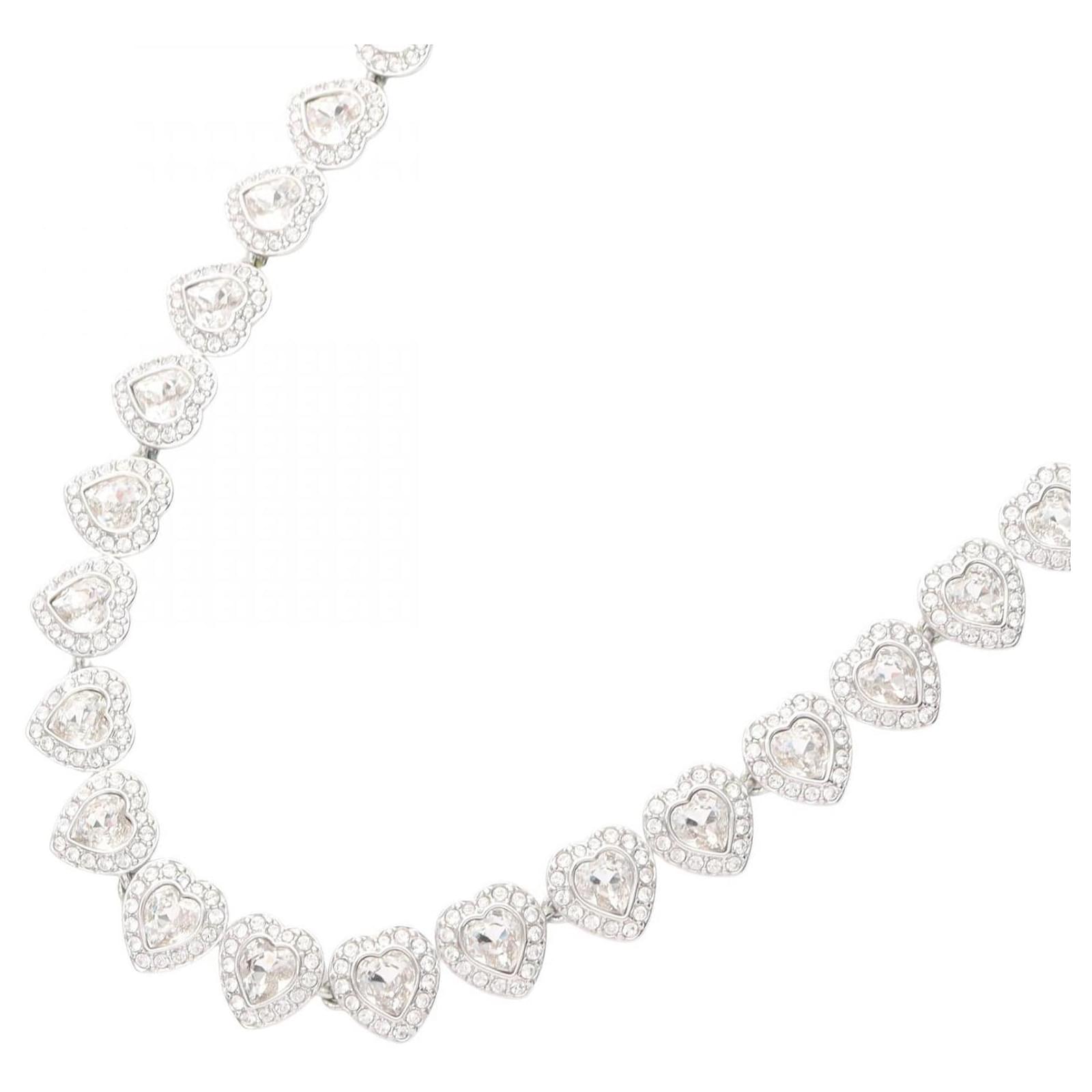 Swarovski Swarovsk × Ariana Grande Stainless Steel Necklace Silvery Metallic Metal  ref.2324077