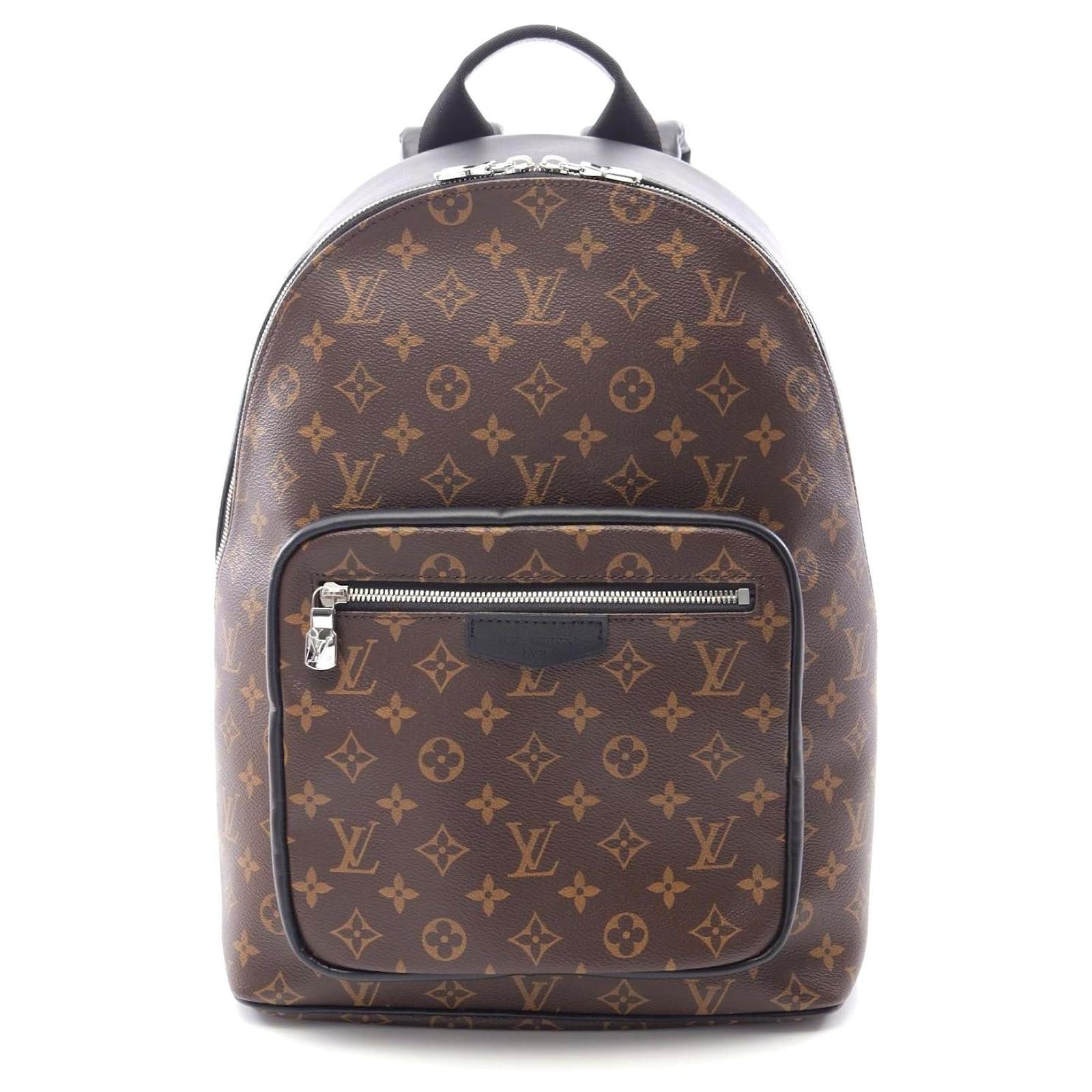 Louis Vuitton Josh NV Backpack PVC Leather Brown Cloth  ref.2310285