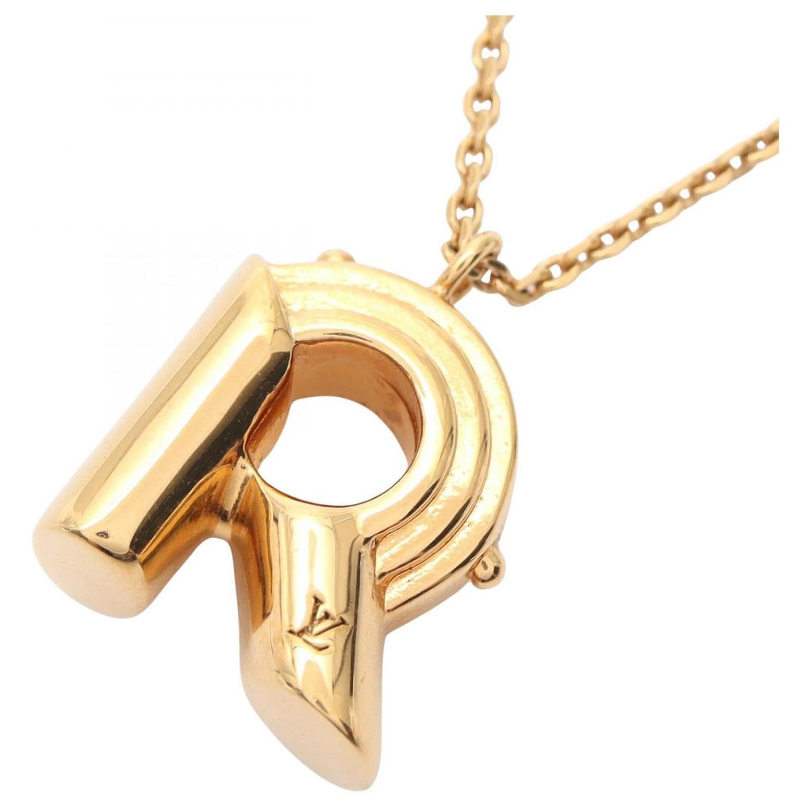 Louis Vuitton LV&ME Necklace Necklace Golden Metallic Metal  ref.2323351