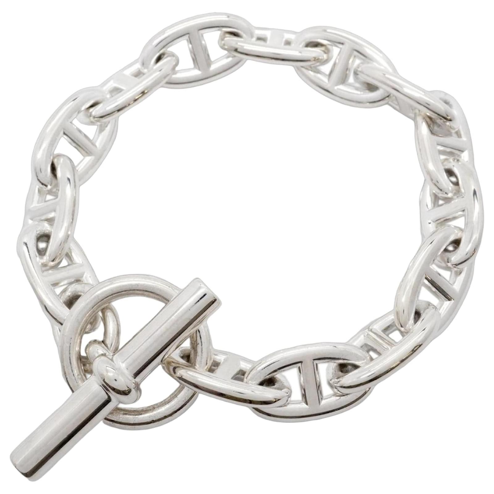 Hermès Hermes Chaine d'Ancre GM Silver 925 Men's Bracelet  ref.2312602